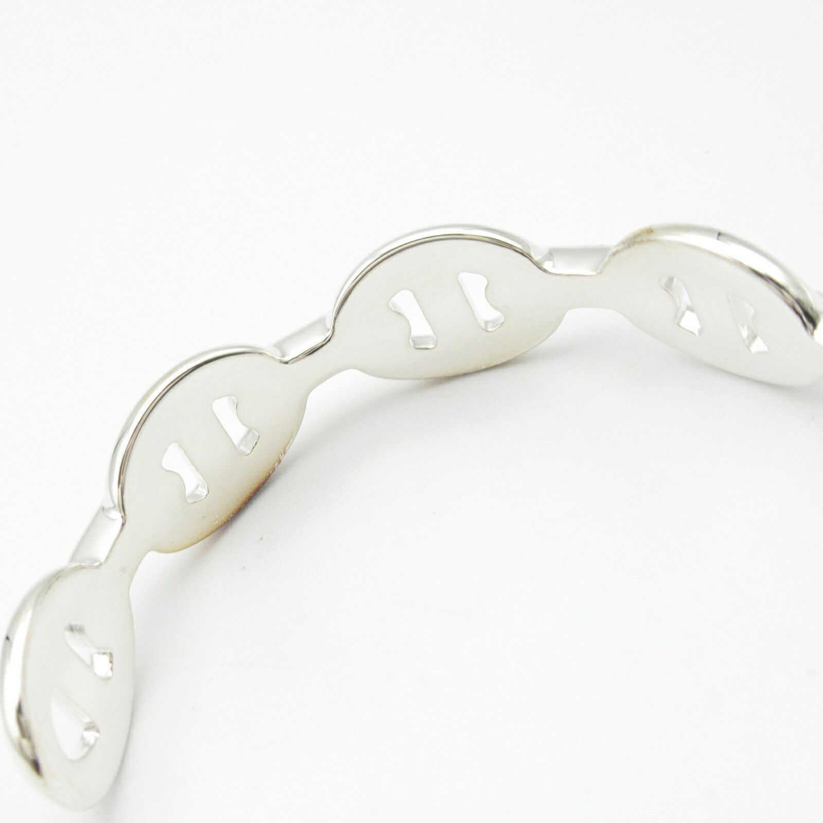Hermes Hermes Hermes Chaine dAncre Enchainee 925 Silver Bangle Precious Metal Bangle DUTY FREE for USA Size ONE SIZE - 4 Thumbnail