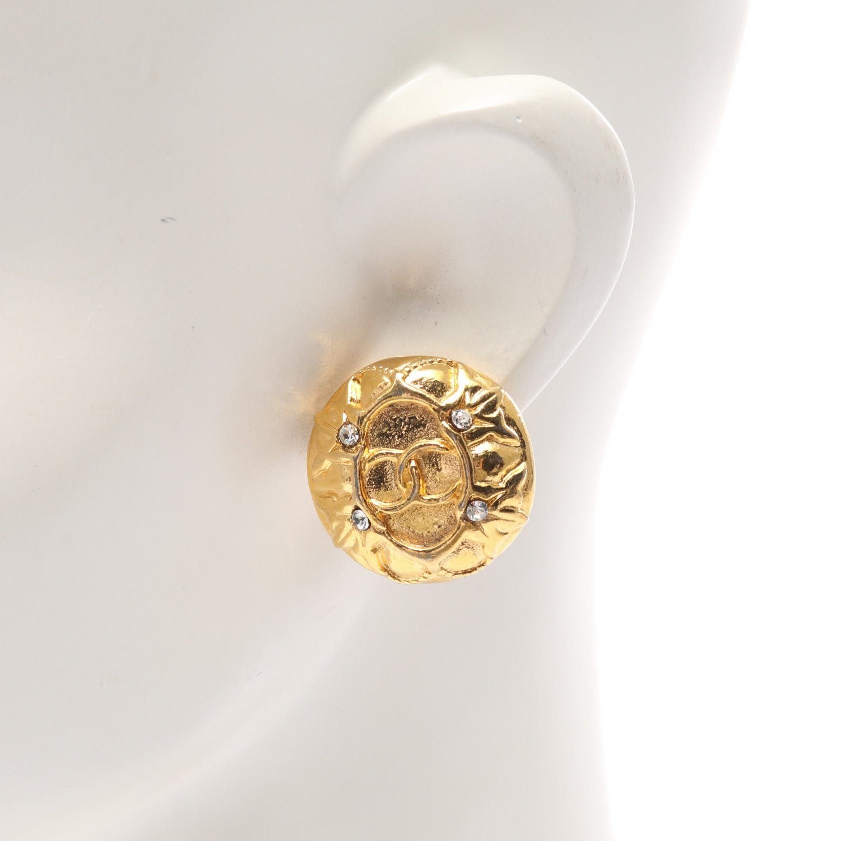 Chanel Chanel Chanel Coco Mark Earrings Metal Earrings DUTY FREE for USA Size ONE SIZE - 4 Thumbnail