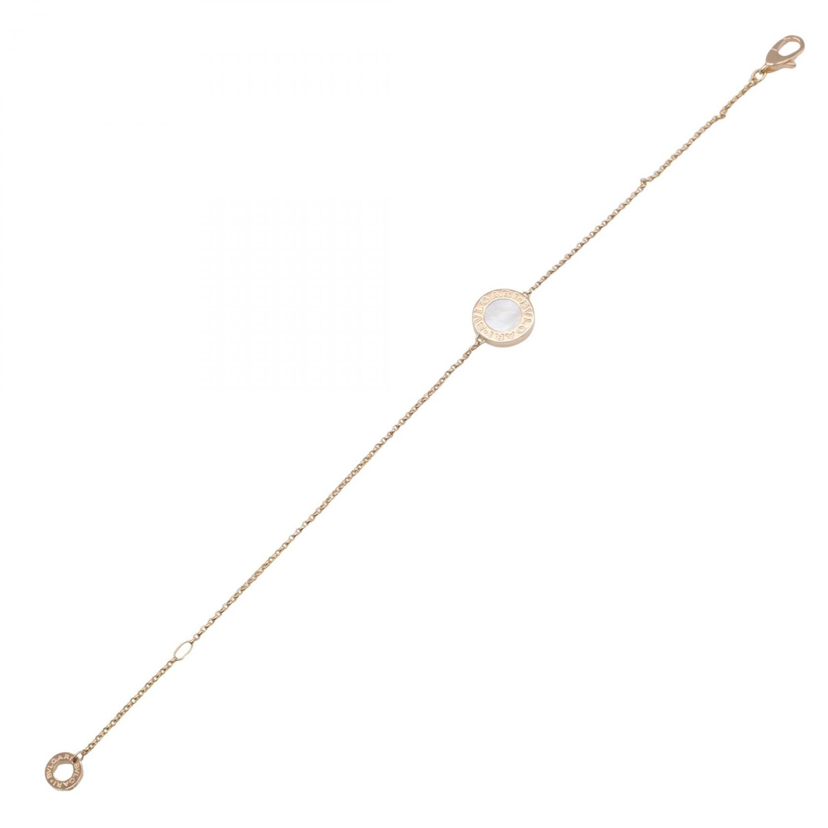 Bvlgari Bvlgari Bvlgari Bvlgari Au750 Pink Gold Mother of Pearl Bracelet Precious Metal Bracelet DUTY FREE for USA Size ONE SIZE - 3 Thumbnail