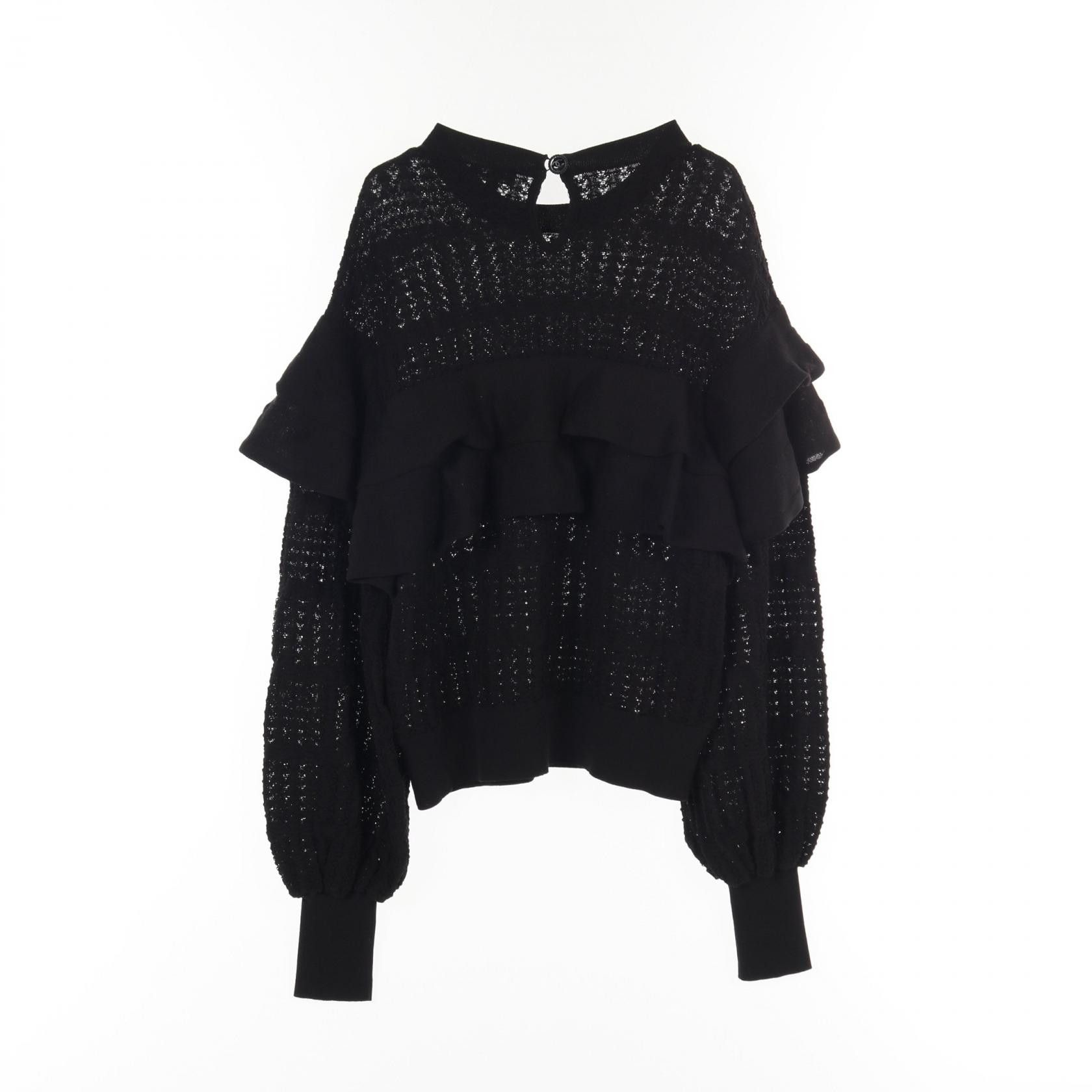 Chanel Chanel Chanel Coco Mark Button Cotton Knit Top Textile Tops P58603K07666 DUTY FREE for USA Size ONE SIZE - 2 Thumbnail