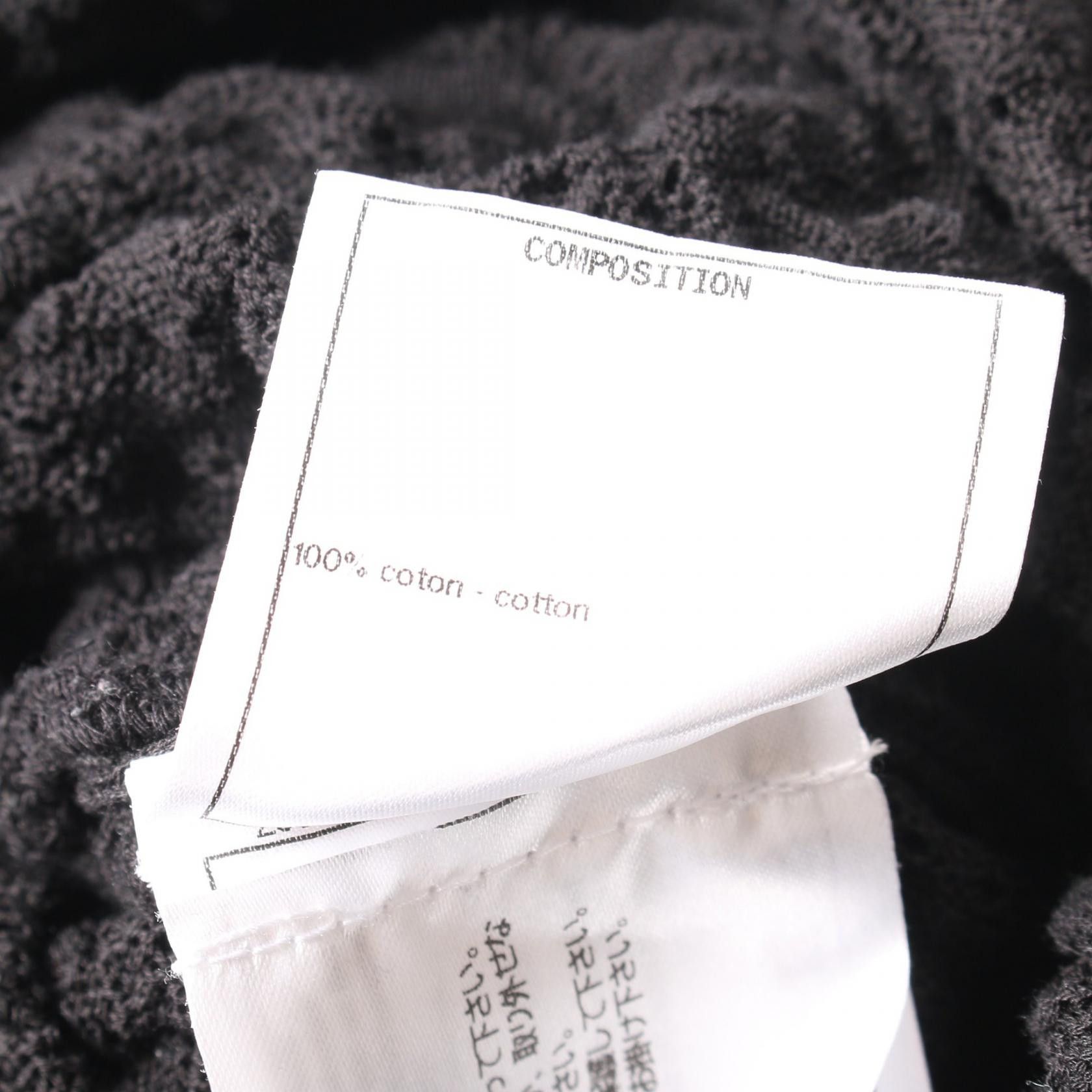 Chanel Chanel Chanel Coco Mark Button Cotton Knit Top Textile Tops P58603K07666 DUTY FREE for USA Size ONE SIZE - 5 Thumbnail