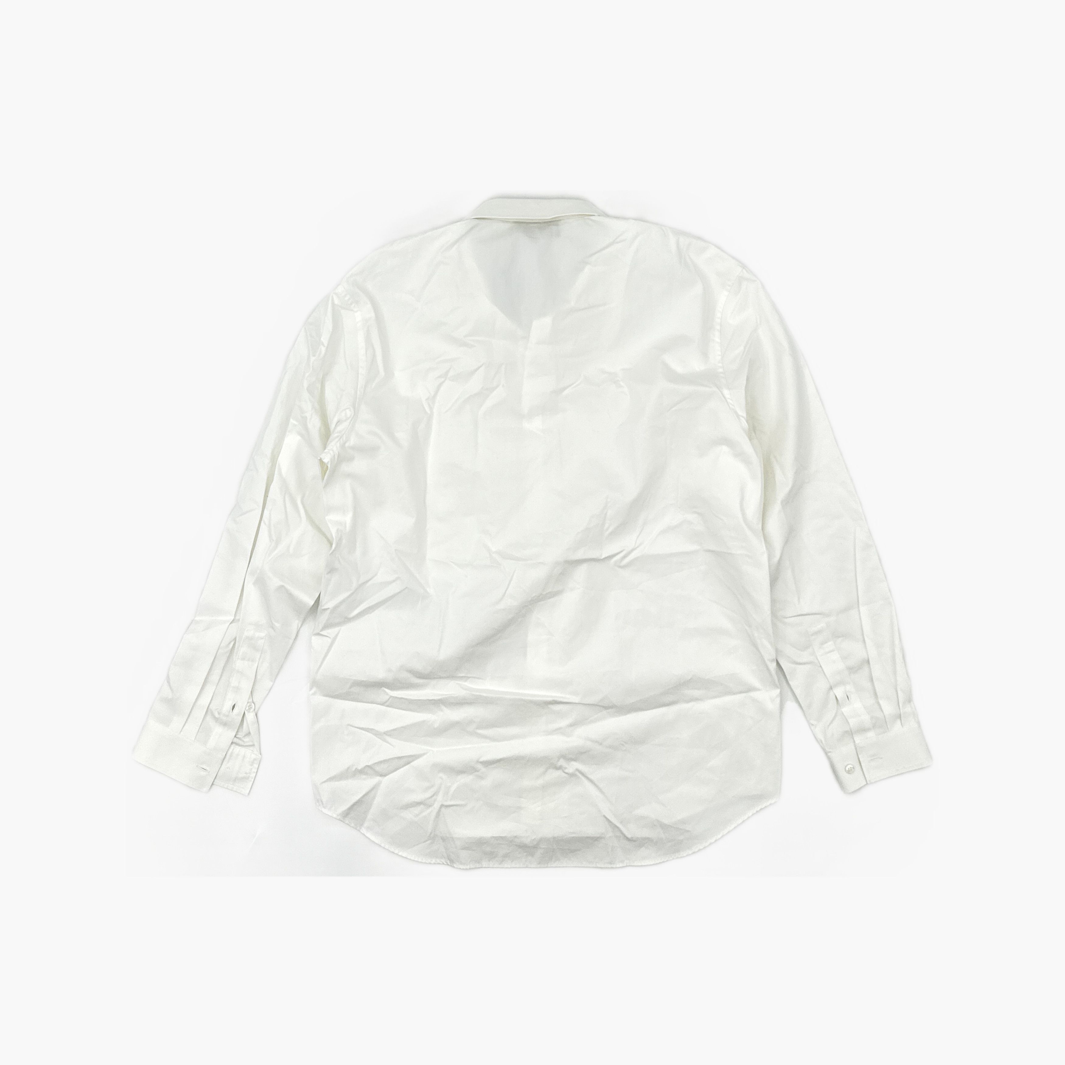 Gucci Gucci Solid Button Up Shirt White Size 48 Size US M / EU 48-50 / 2 - 2 Thumbnail