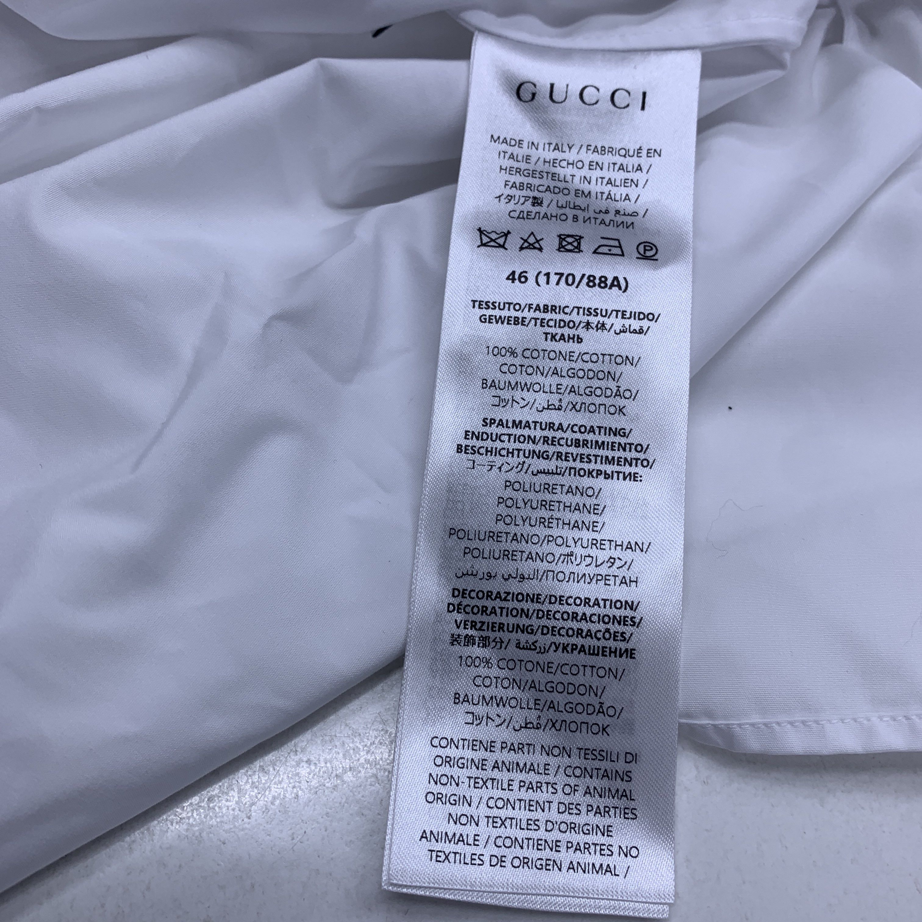 Gucci Gucci Web Detail Short Sleeve Shirt Size S Size US S / EU 44-46 / 1 - 3 Thumbnail