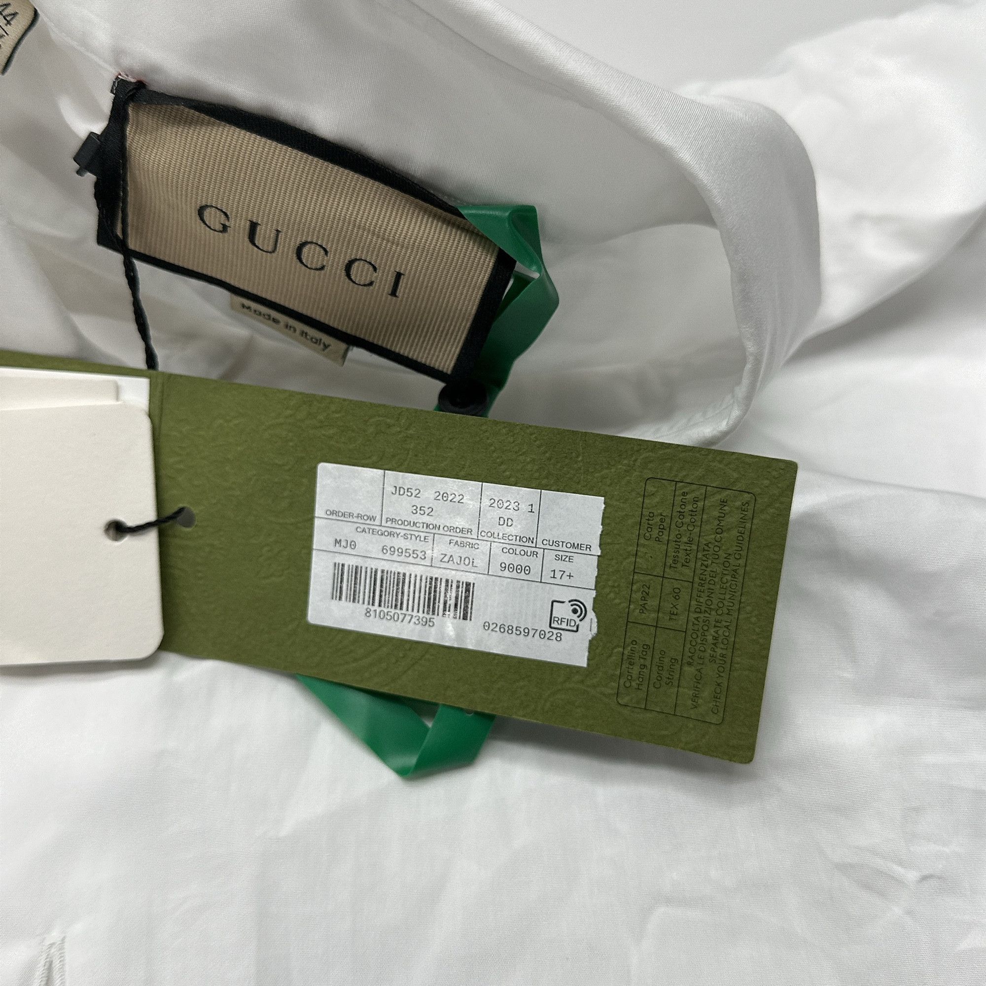 Gucci Gucci Cotton Button Up Shirt Size XL Size US XL / EU 56 / 4 - 4 Thumbnail