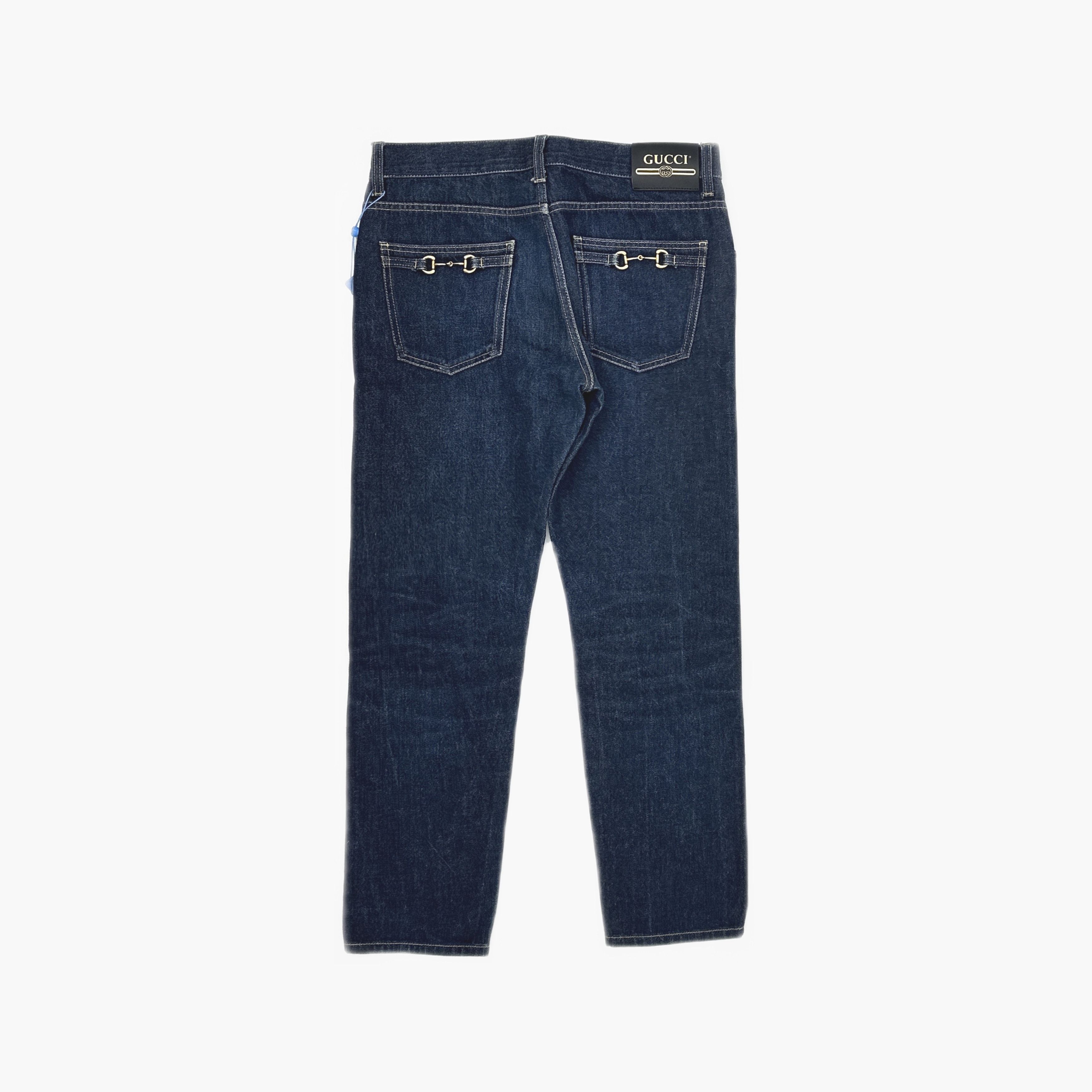 Gucci Gucci Horsebit Detail Denim Jeans Size 32 Size US 32 / EU 48 - 2 Thumbnail