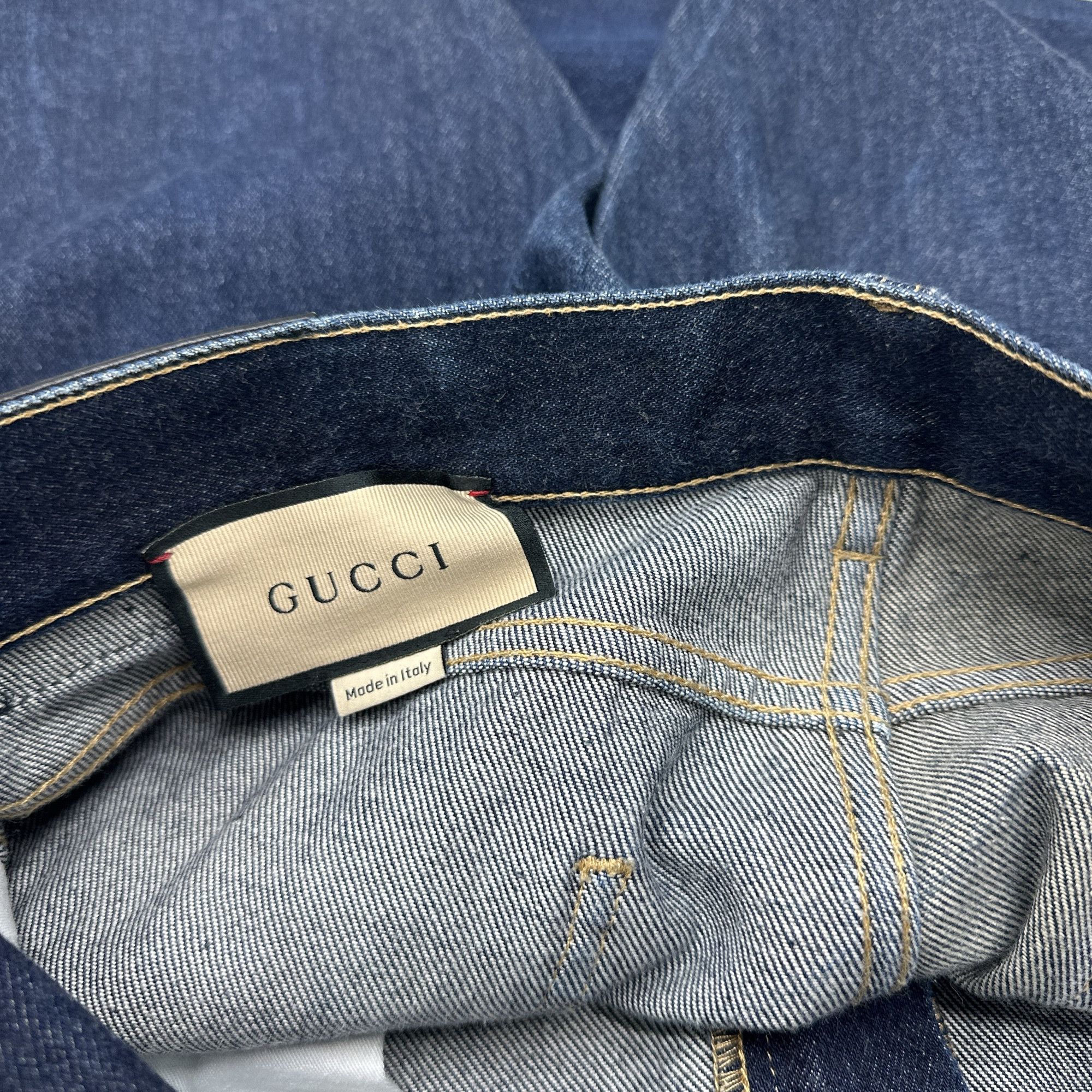 Gucci Gucci Horsebit Detail Denim Jeans Size 32 Size US 32 / EU 48 - 3 Thumbnail