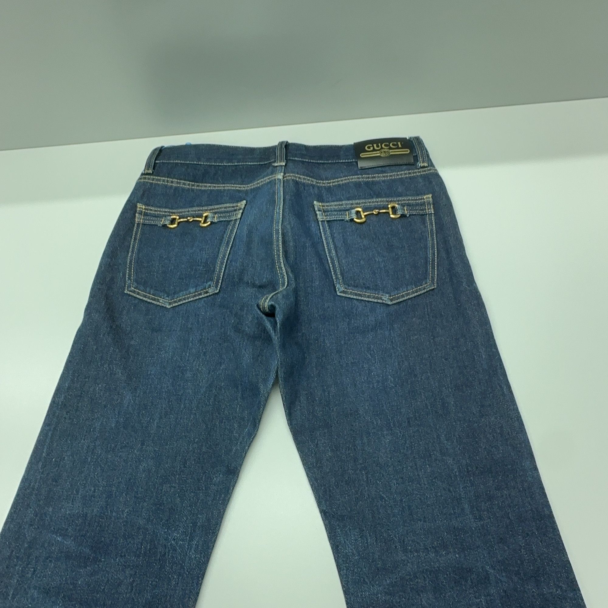 Gucci Gucci Horsebit Detail Denim Jeans Size 32 Size US 32 / EU 48 - 9 Thumbnail