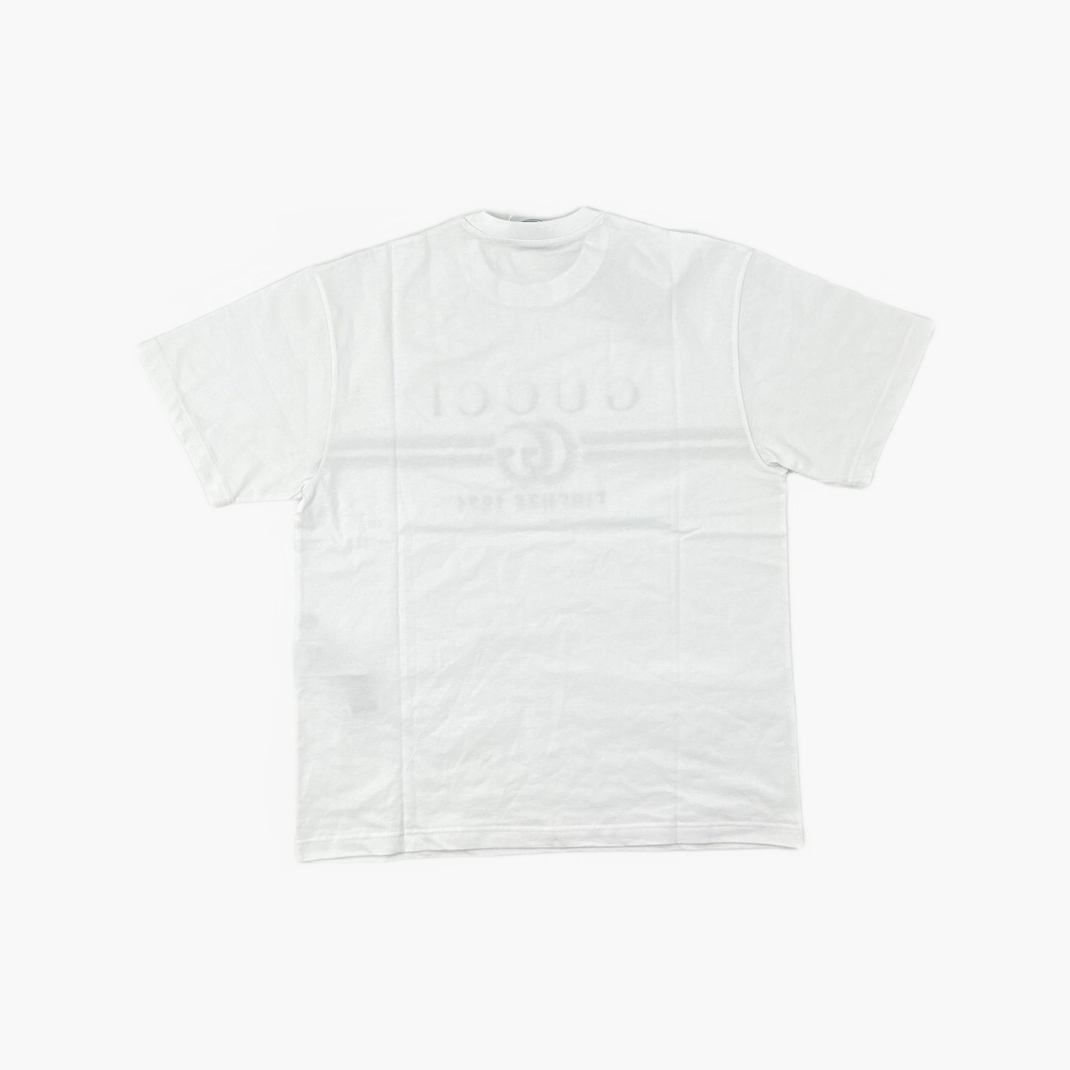 Gucci Gucci Logo Print T-Shirt White Size L Size US L / EU 52-54 / 3 - 2 Thumbnail