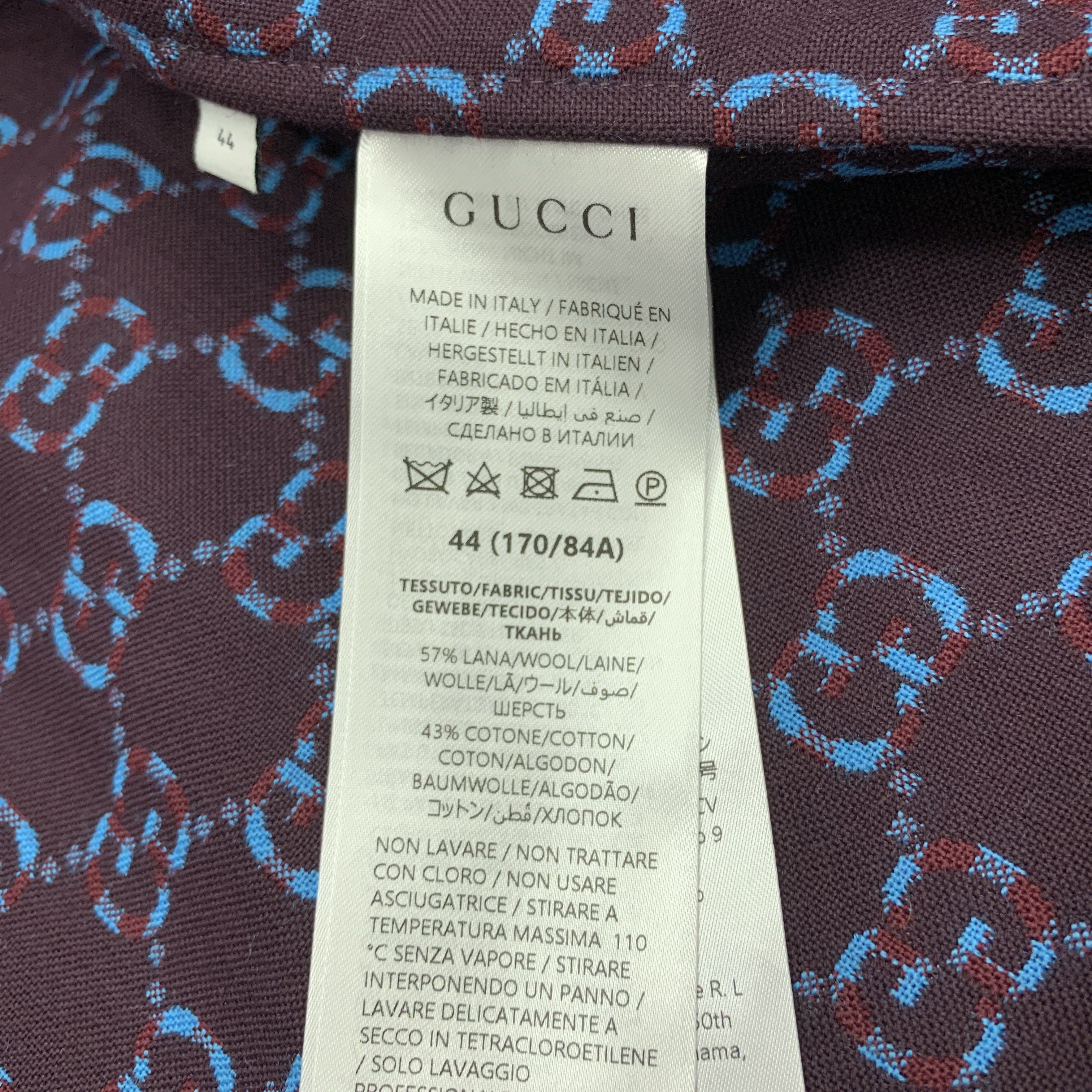 Gucci Gucci GG Logo Button Up Shirt Size S Size US S / EU 44-46 / 1 - 4 Thumbnail