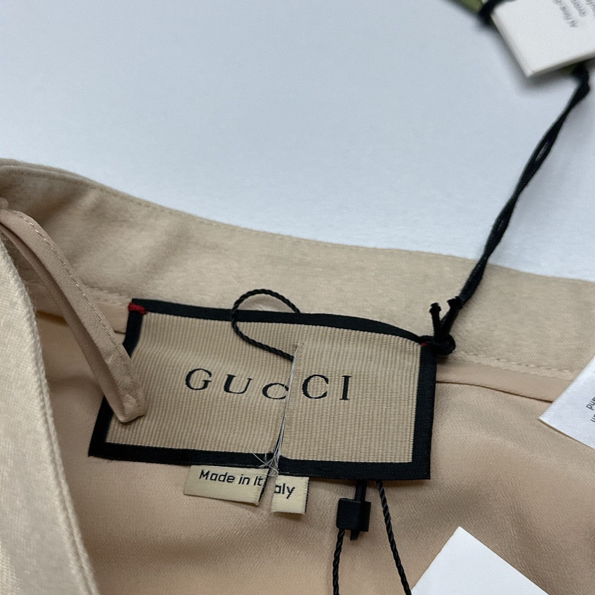 Gucci Gucci Beige Pleated Wool Skirt Size 38 Size 26" / US 2 / IT 38 - 6 Thumbnail