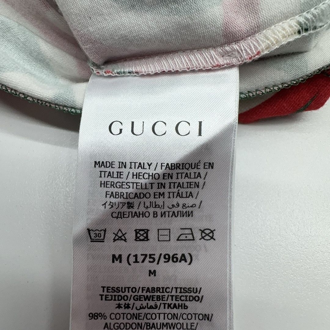 Gucci Gucci x adidas Trefoil Pattern T-Shirt Size M Size US M / EU 48-50 / 2 - 4 Thumbnail