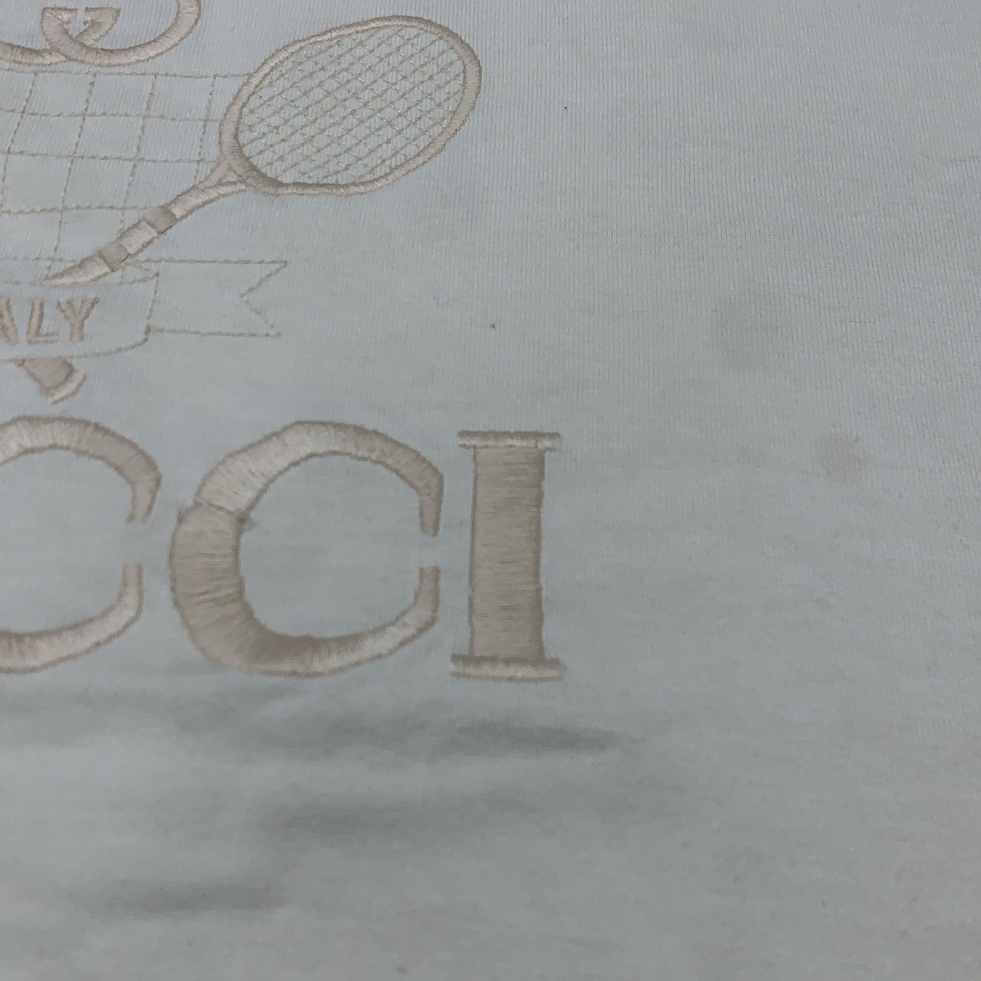 Gucci GUCCI Tennis Logo Embroidered T-Shirt Size S Size US S / EU 44-46 / 1 - 5 Thumbnail