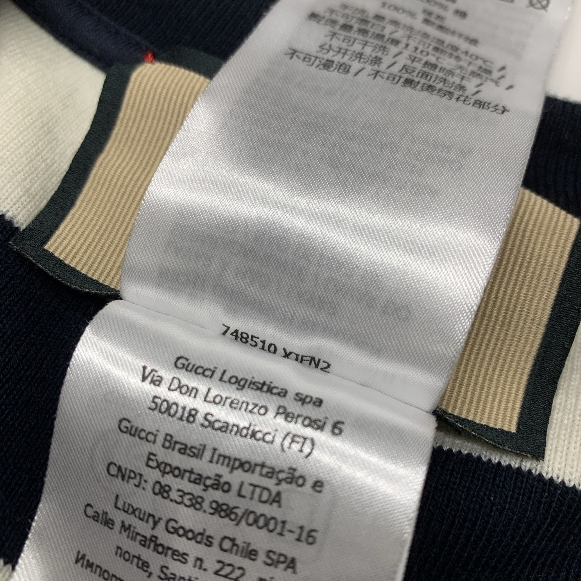 Gucci Gucci Cherry Embroidered Stripe T-Shirt XS Size XS / US 0-2 / IT 36-38 - 4 Thumbnail