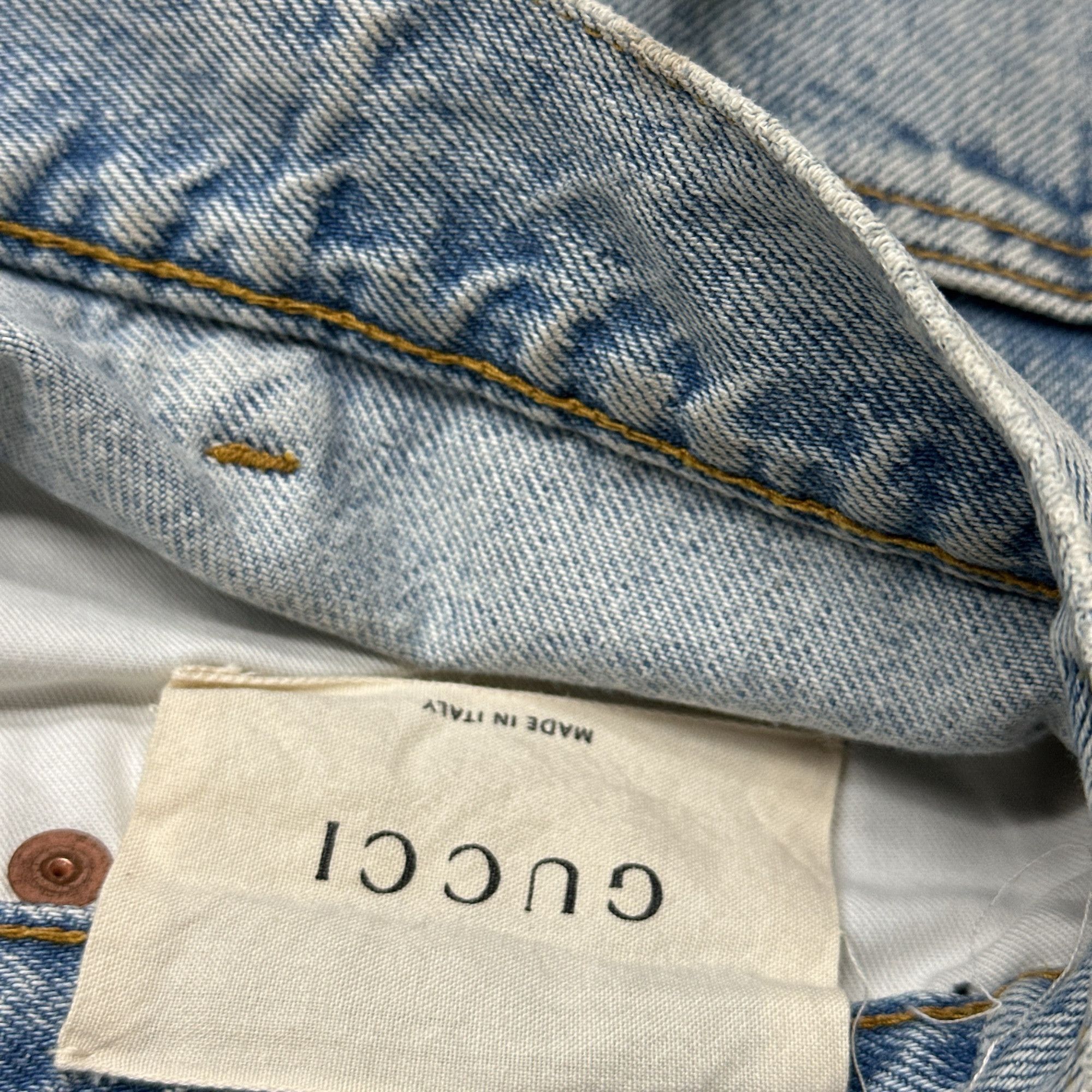 Gucci Gucci Future Graphic Denim Jeans Size 31 Size US 31 - 3 Thumbnail