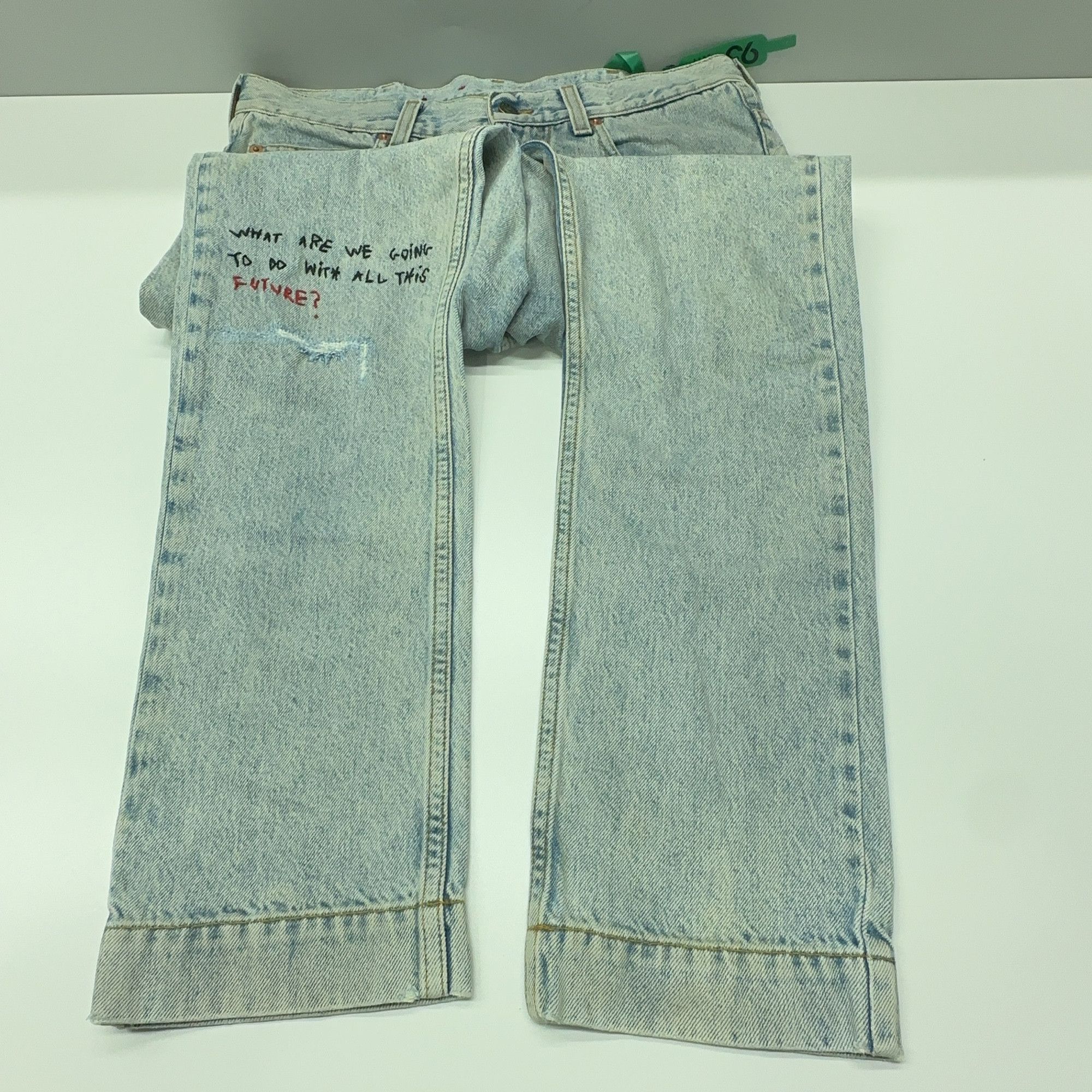 Gucci Gucci Future Graphic Denim Jeans Size 31 Size US 31 - 8 Thumbnail