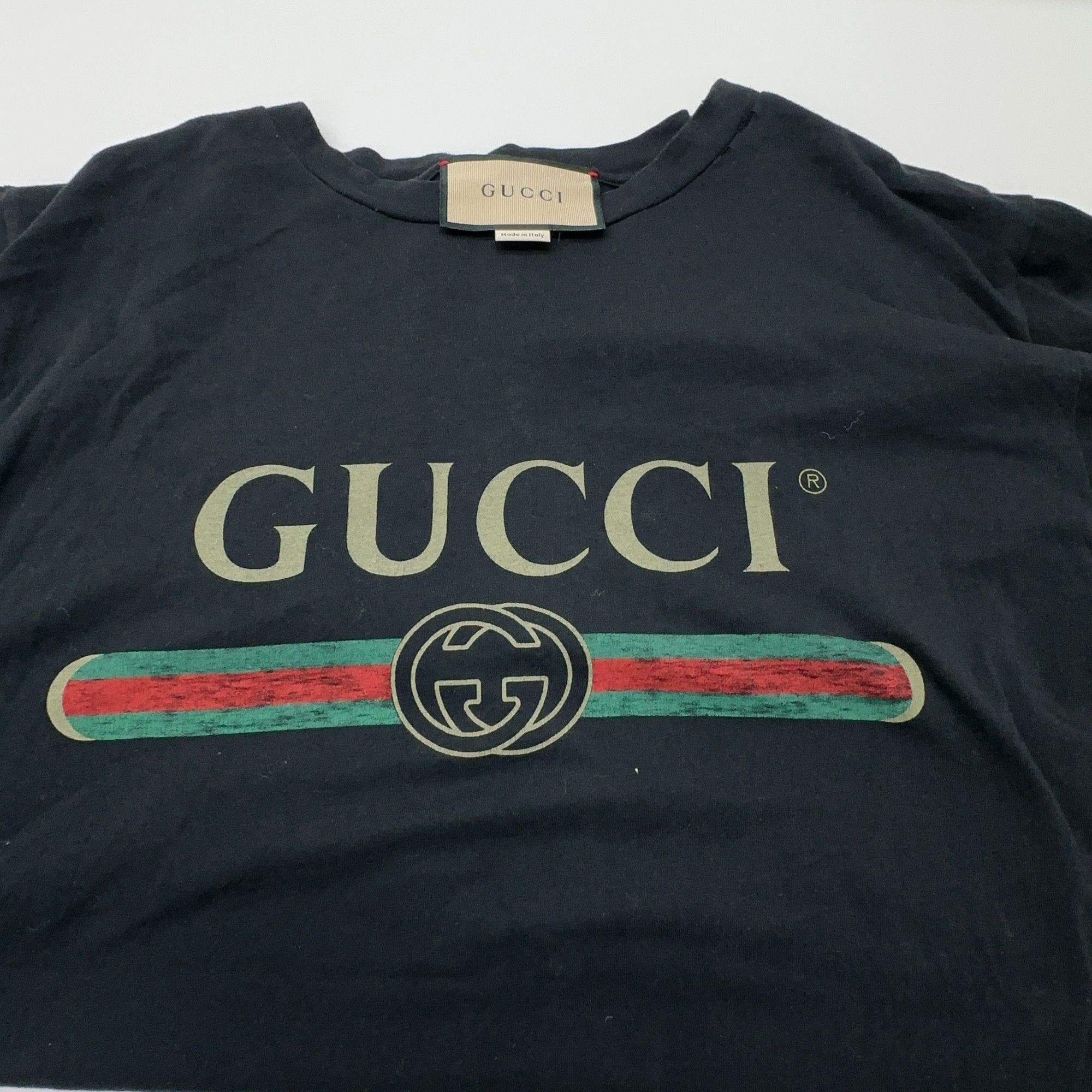 Gucci Gucci Logo Flower Embroidered T-Shirt Size S Size US S / EU 44-46 / 1 - 7 Thumbnail