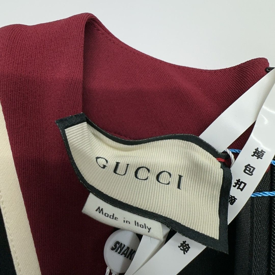 Gucci Gucci Tri-Color Trim Midi Dress Size XS Size XS / US 0-2 / IT 36-38 - 3 Thumbnail