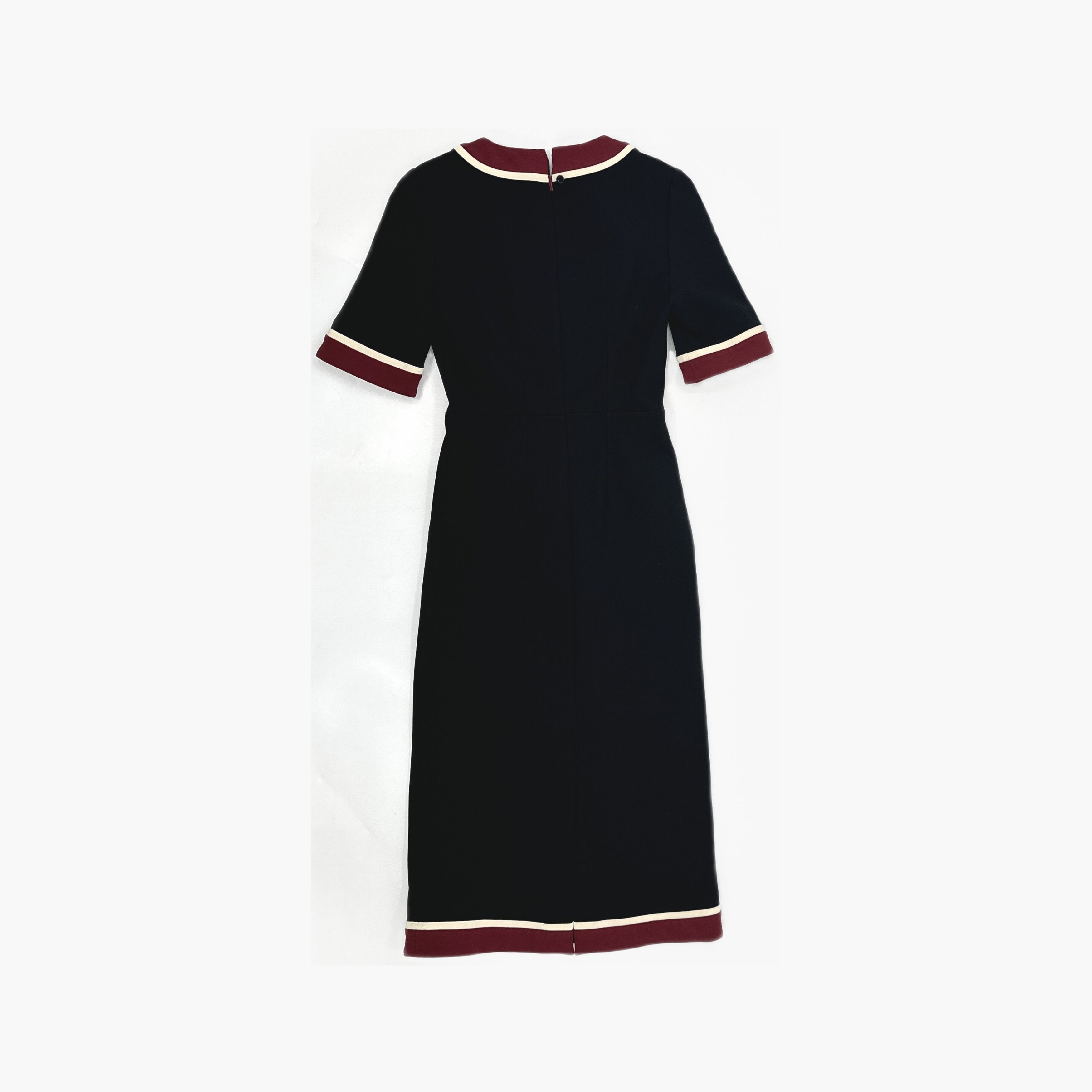 Gucci Gucci Tri-Color Trim Midi Dress Size XS Size XS / US 0-2 / IT 36-38 - 2 Thumbnail