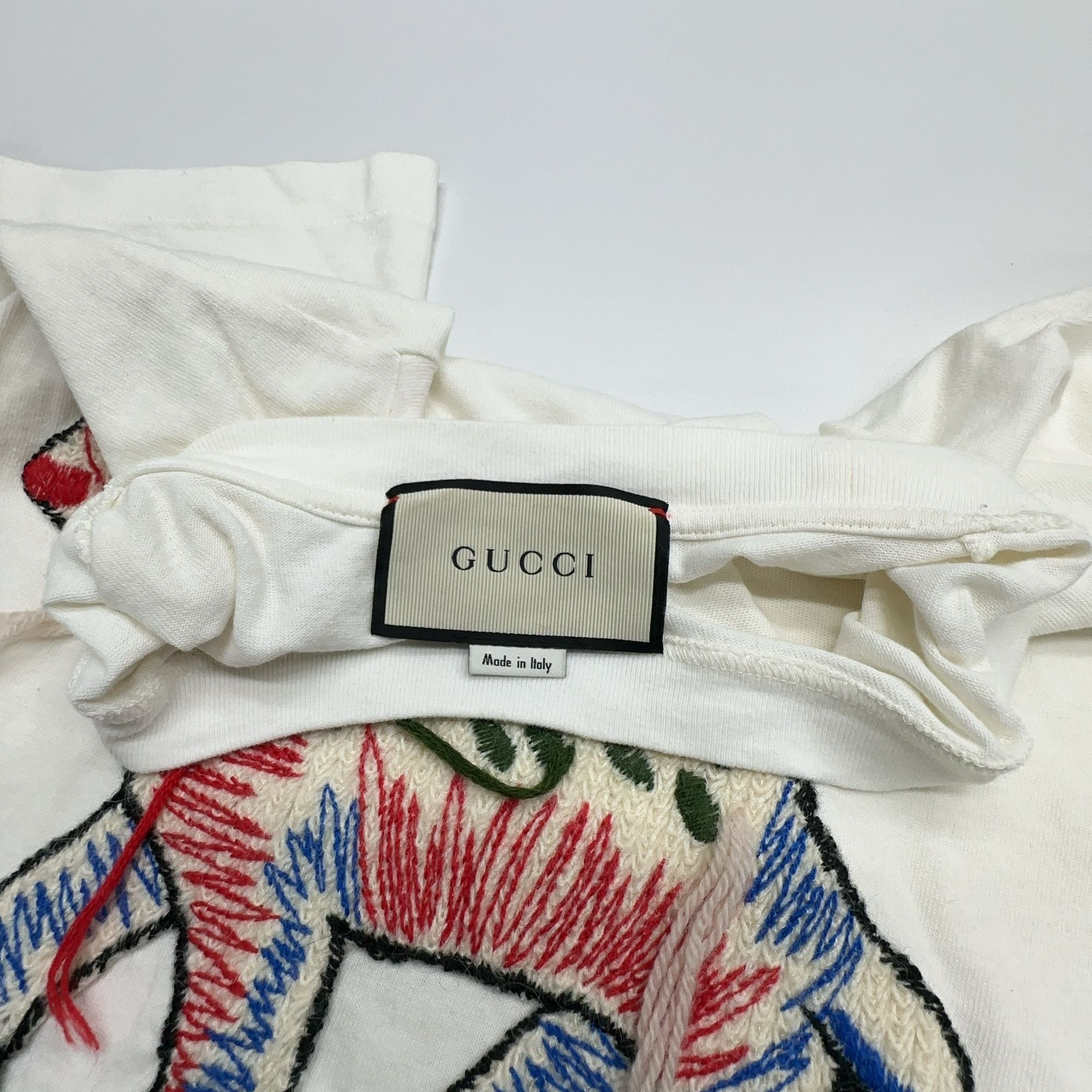 Gucci Gucci Lamb Embroidery T-Shirt Size L Size L / US 10 / IT 46 - 6 Thumbnail