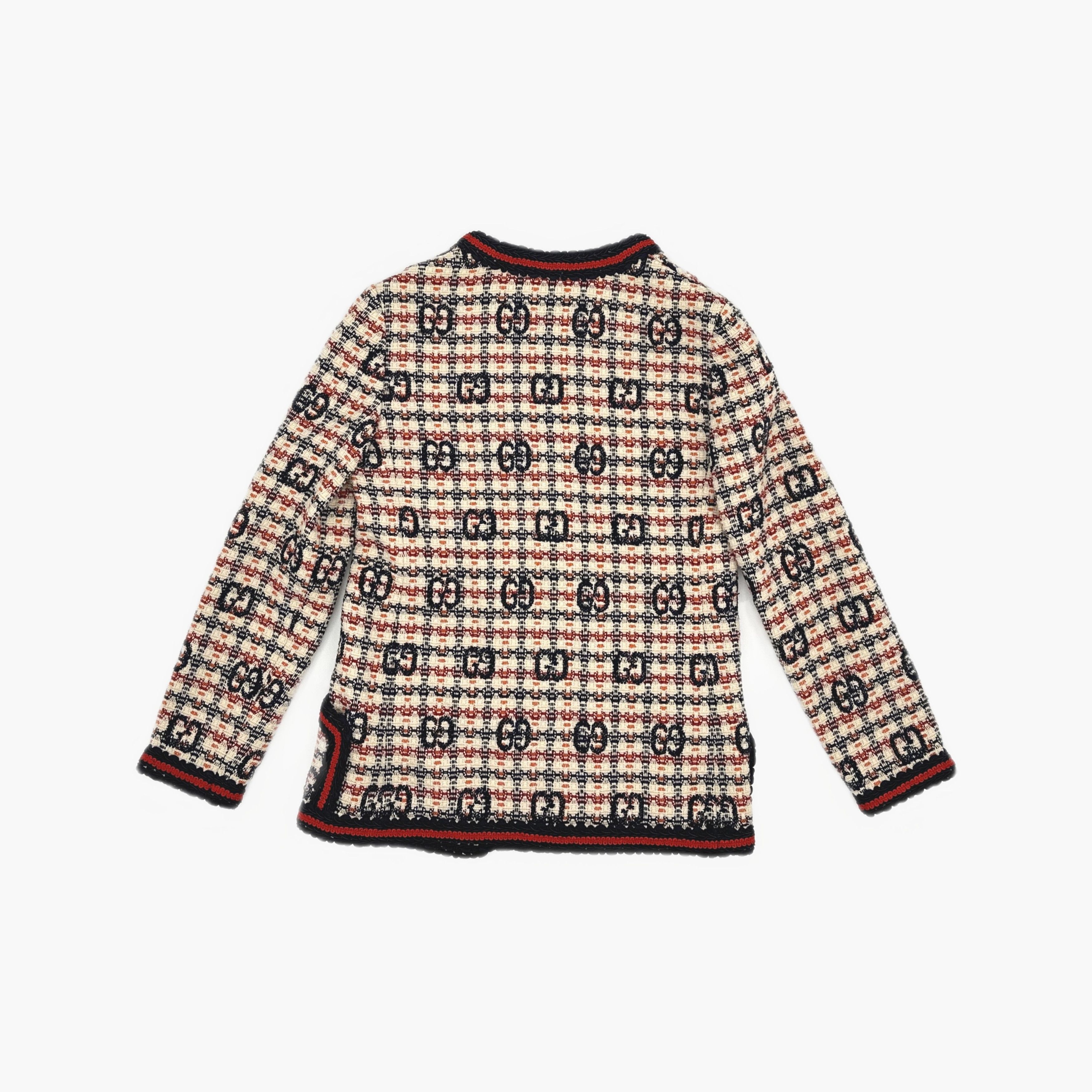 Gucci Gucci GG Logo Tweed Jacket Size 38 Size XS / US 0-2 / IT 36-38 - 2 Thumbnail