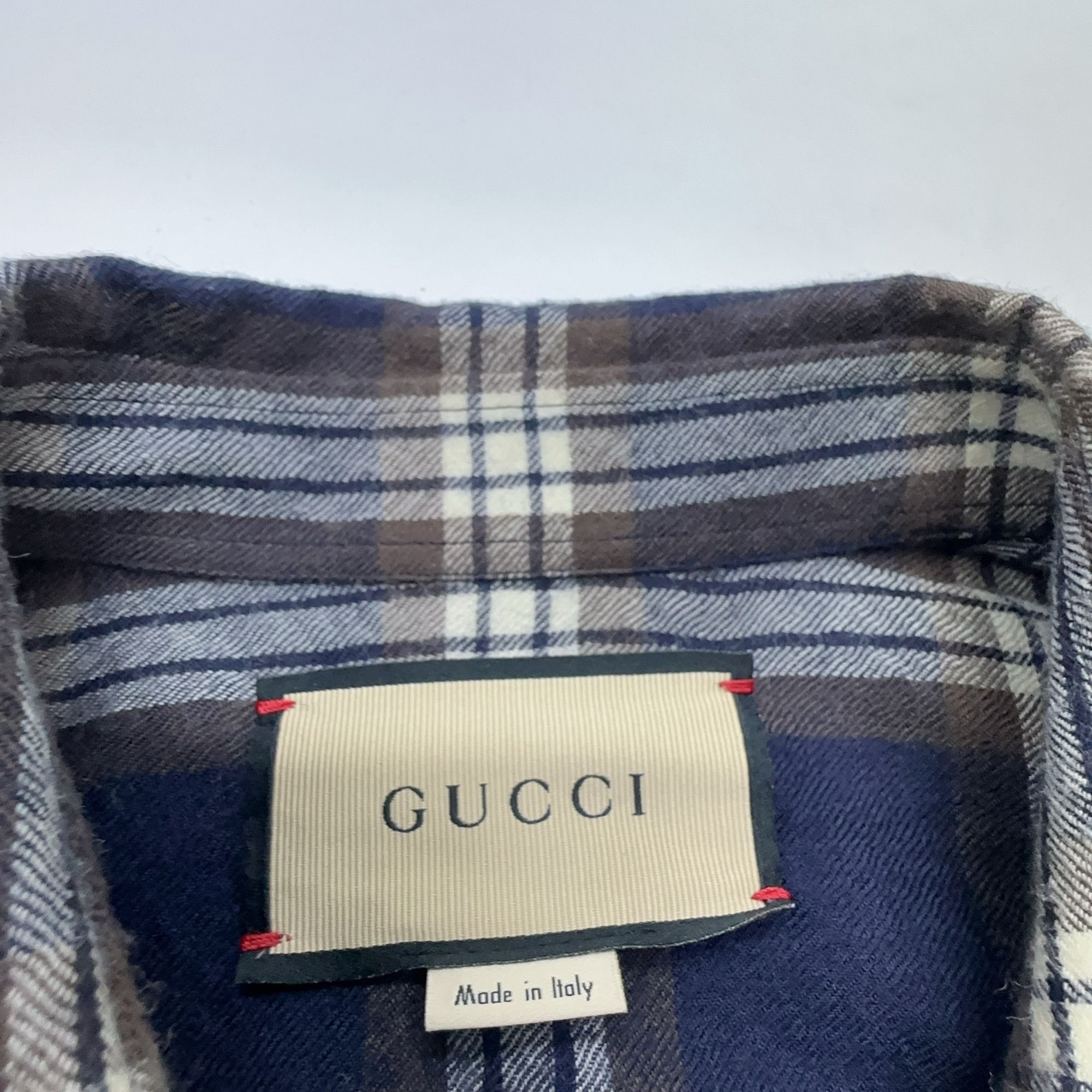 Gucci Gucci Plaid Shirt Size 50 Size US M / EU 48-50 / 2 - 4 Thumbnail