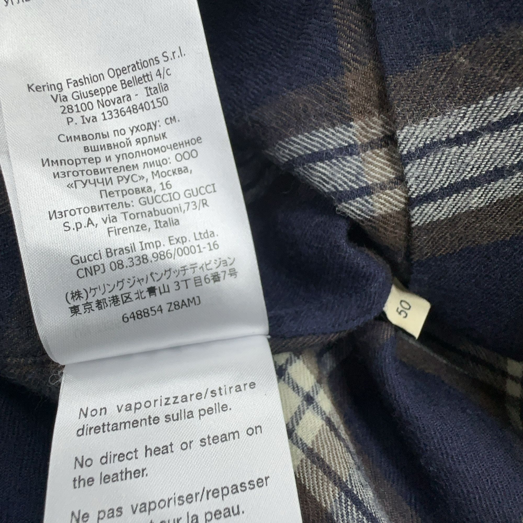 Gucci Gucci Plaid Shirt Size 50 Size US M / EU 48-50 / 2 - 3 Thumbnail
