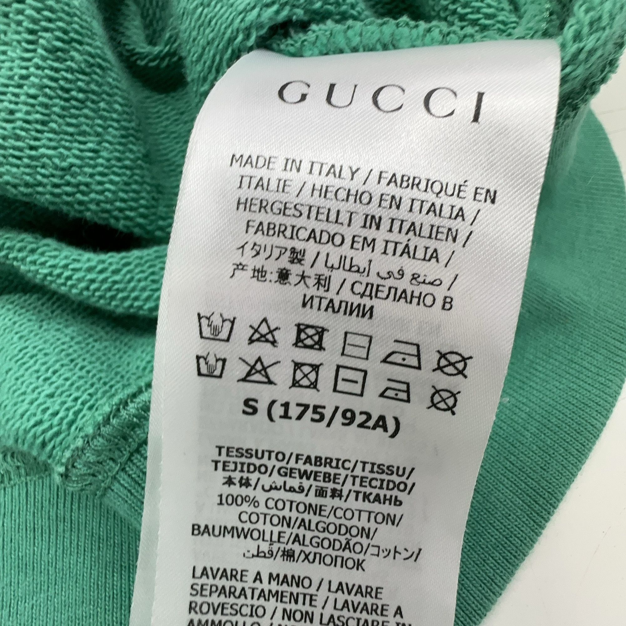 Gucci Gucci ICCUG Graphic Sweatshirt Green Size S Size US S / EU 44-46 / 1 - 3 Thumbnail