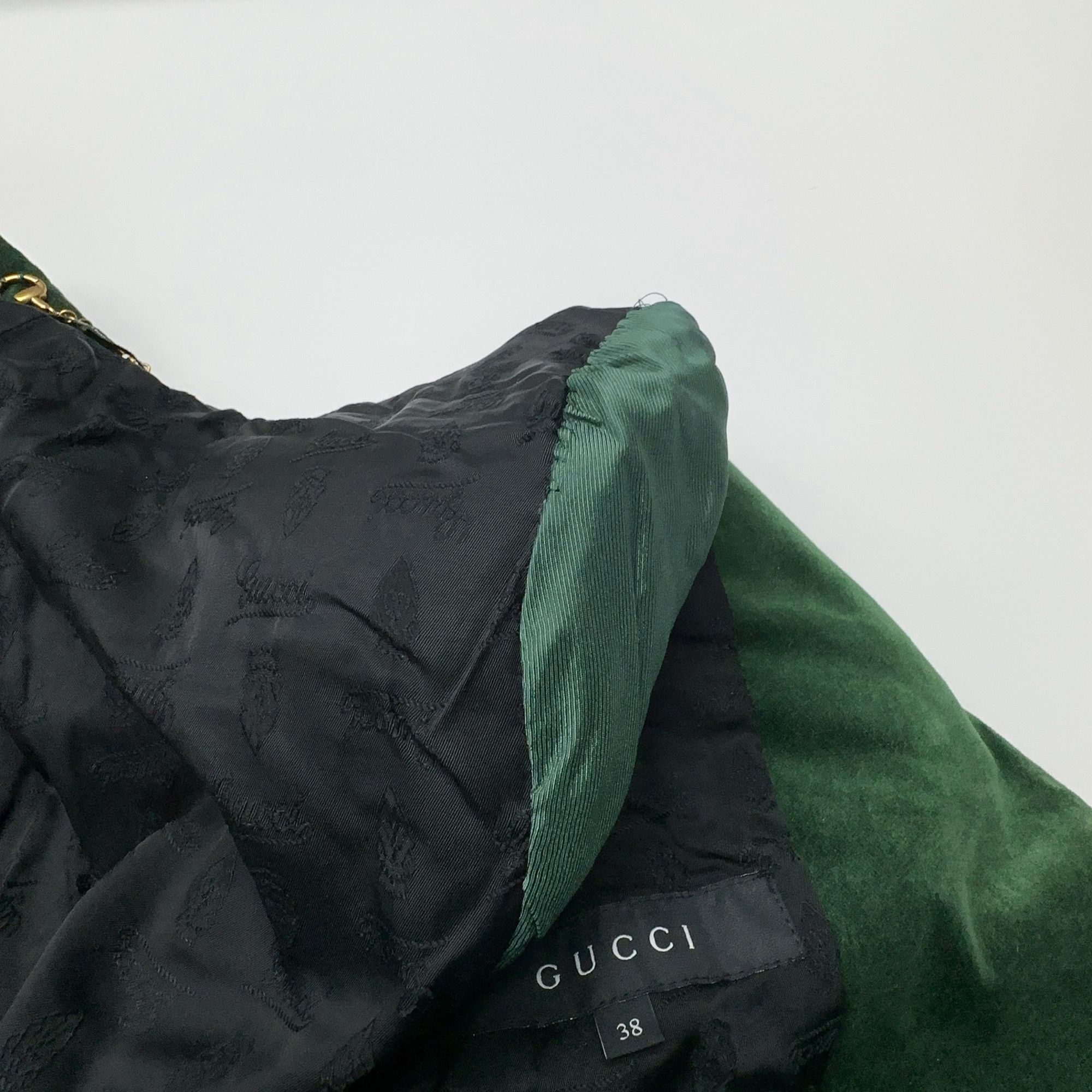 Gucci Gucci Green Velvet Blazer Size 38 Size XS / US 0-2 / IT 36-38 - 11 Thumbnail