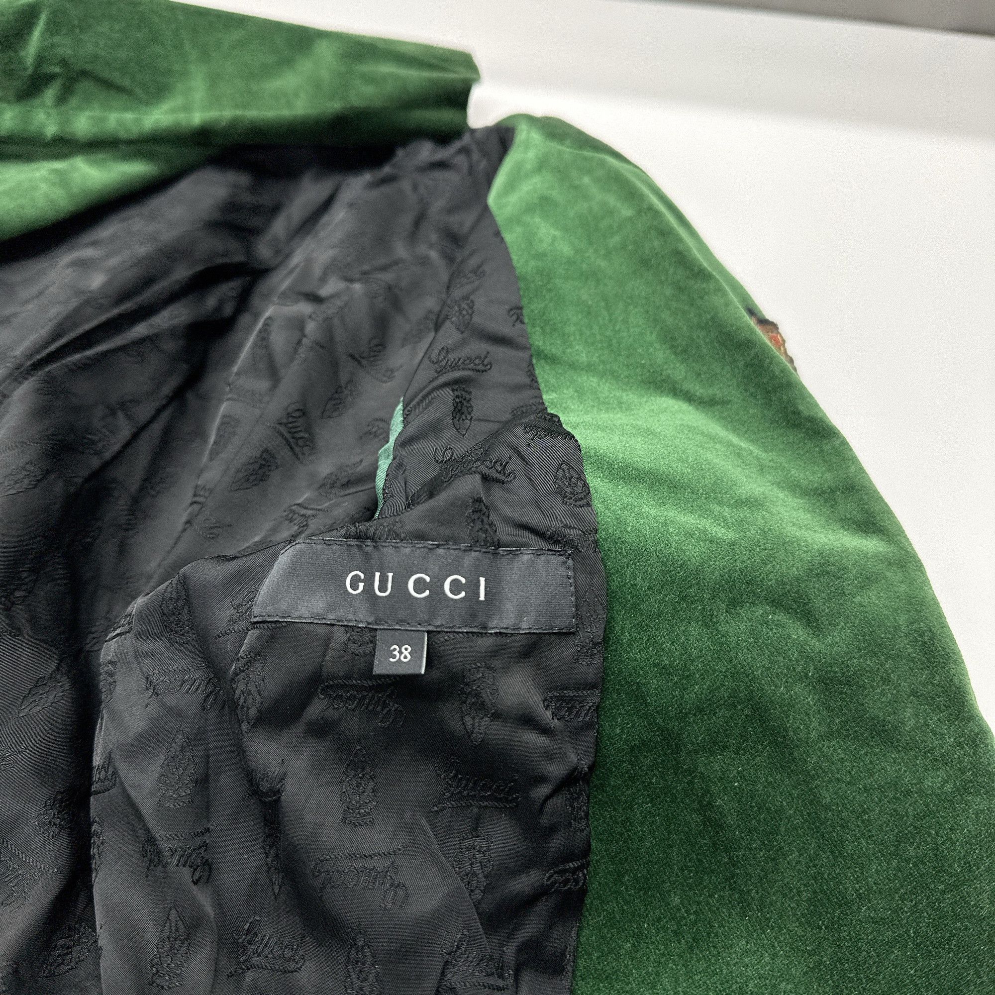 Gucci Gucci Green Velvet Blazer Size 38 Size XS / US 0-2 / IT 36-38 - 4 Thumbnail