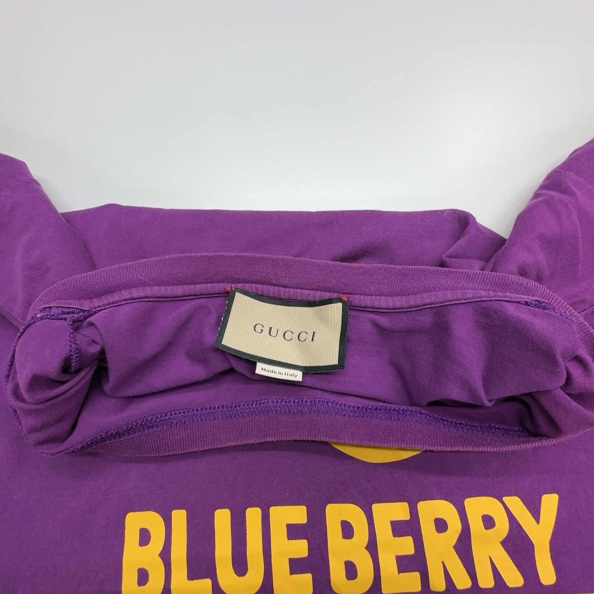 Gucci Gucci Blueberry Logo T-Shirt Size L Size US L / EU 52-54 / 3 - 6 Thumbnail
