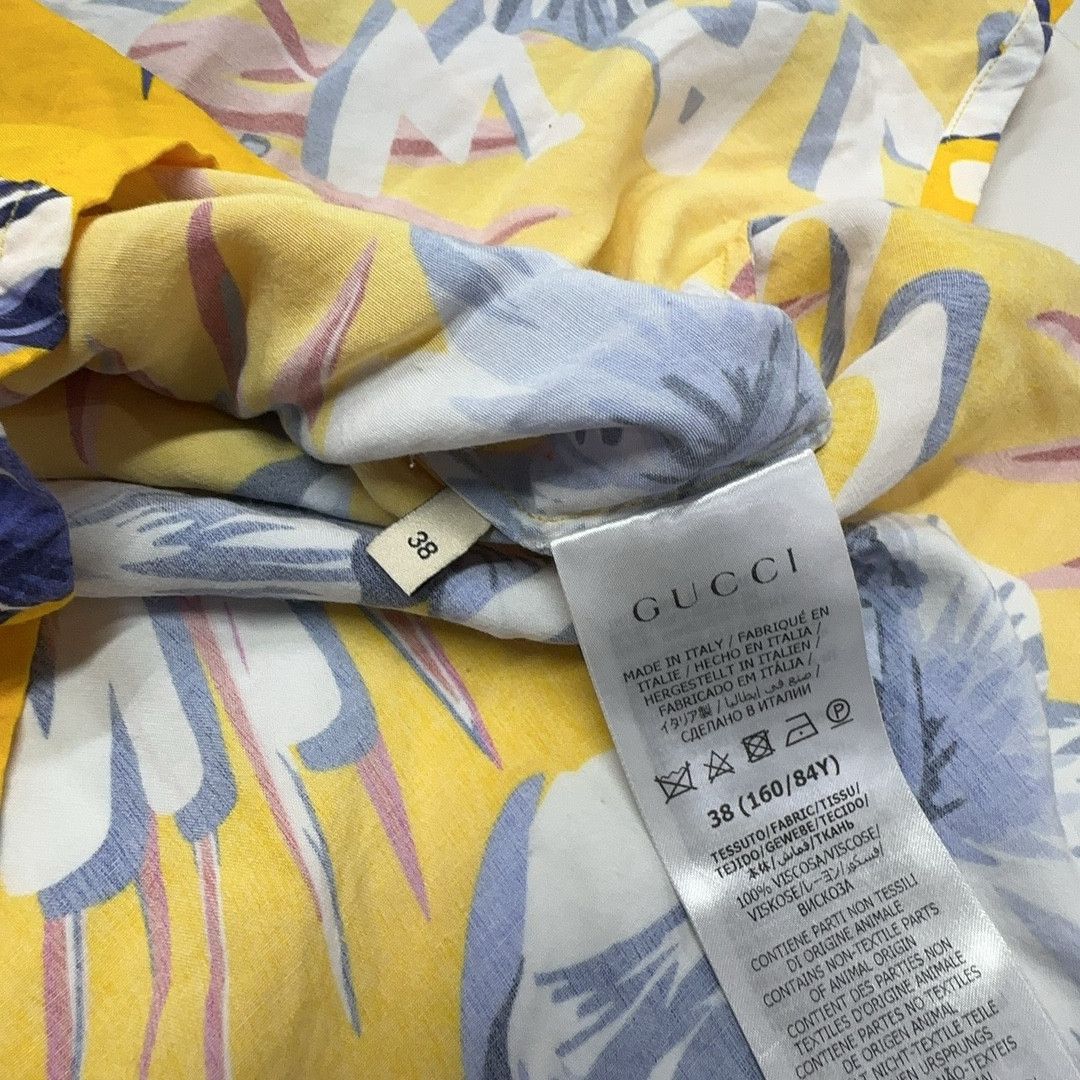 Gucci Gucci Floral Print Button Up Shirt Size 38 Size XS / US 0-2 / IT 36-38 - 4 Thumbnail