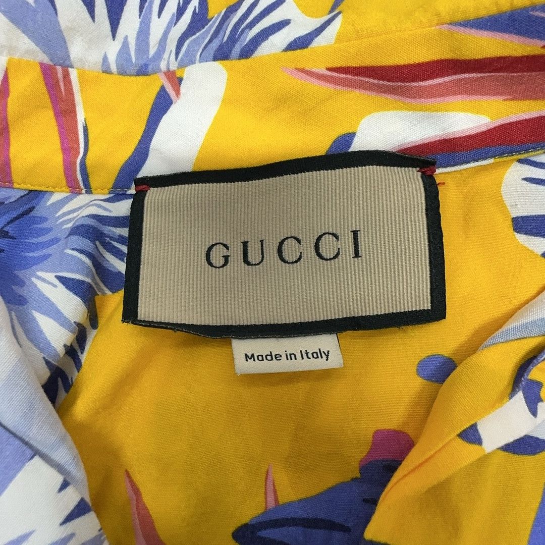 Gucci Gucci Floral Print Button Up Shirt Size 38 Size XS / US 0-2 / IT 36-38 - 3 Thumbnail