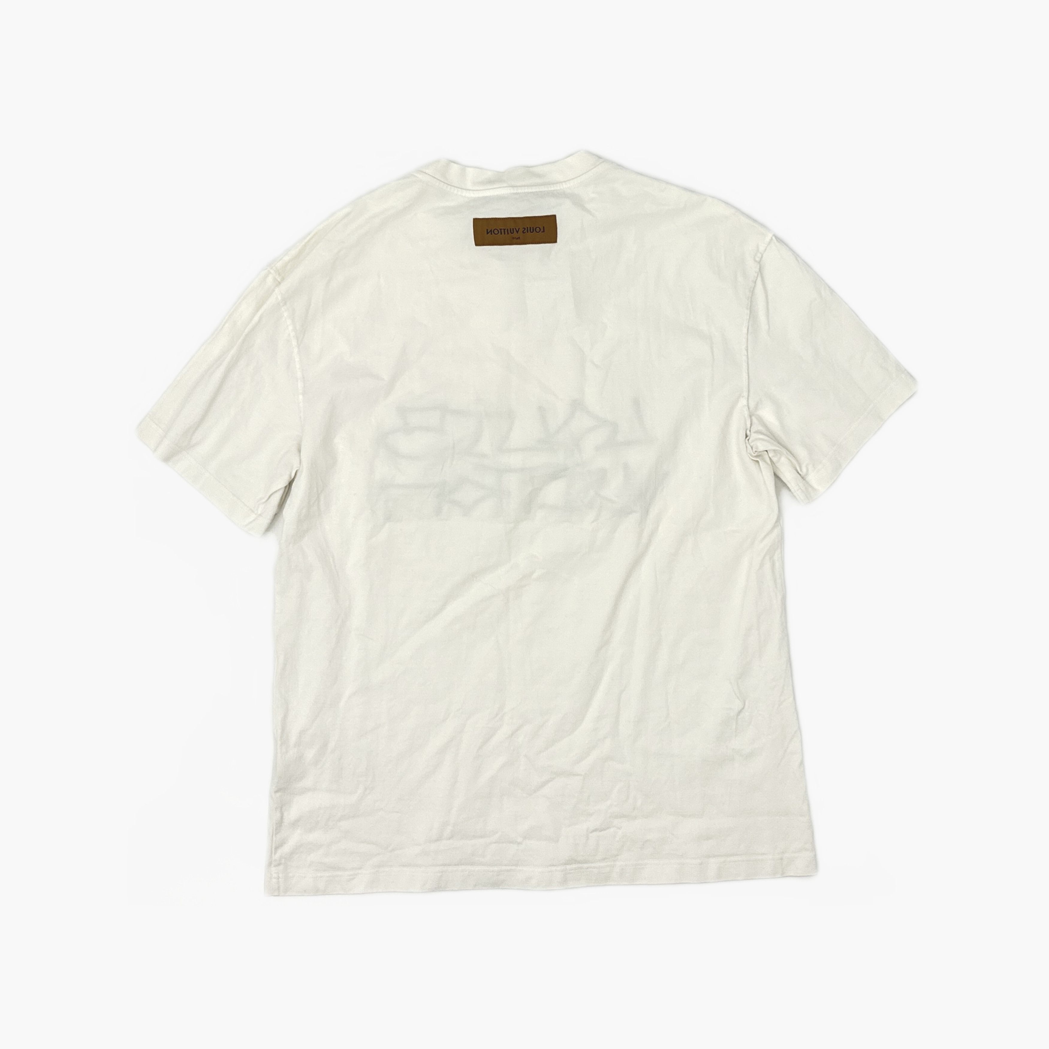 Louis Vuitton Louis Vuitton Handle With Care Graphic T-Shirt Size XL Size US XL / EU 56 / 4 - 2 Thumbnail
