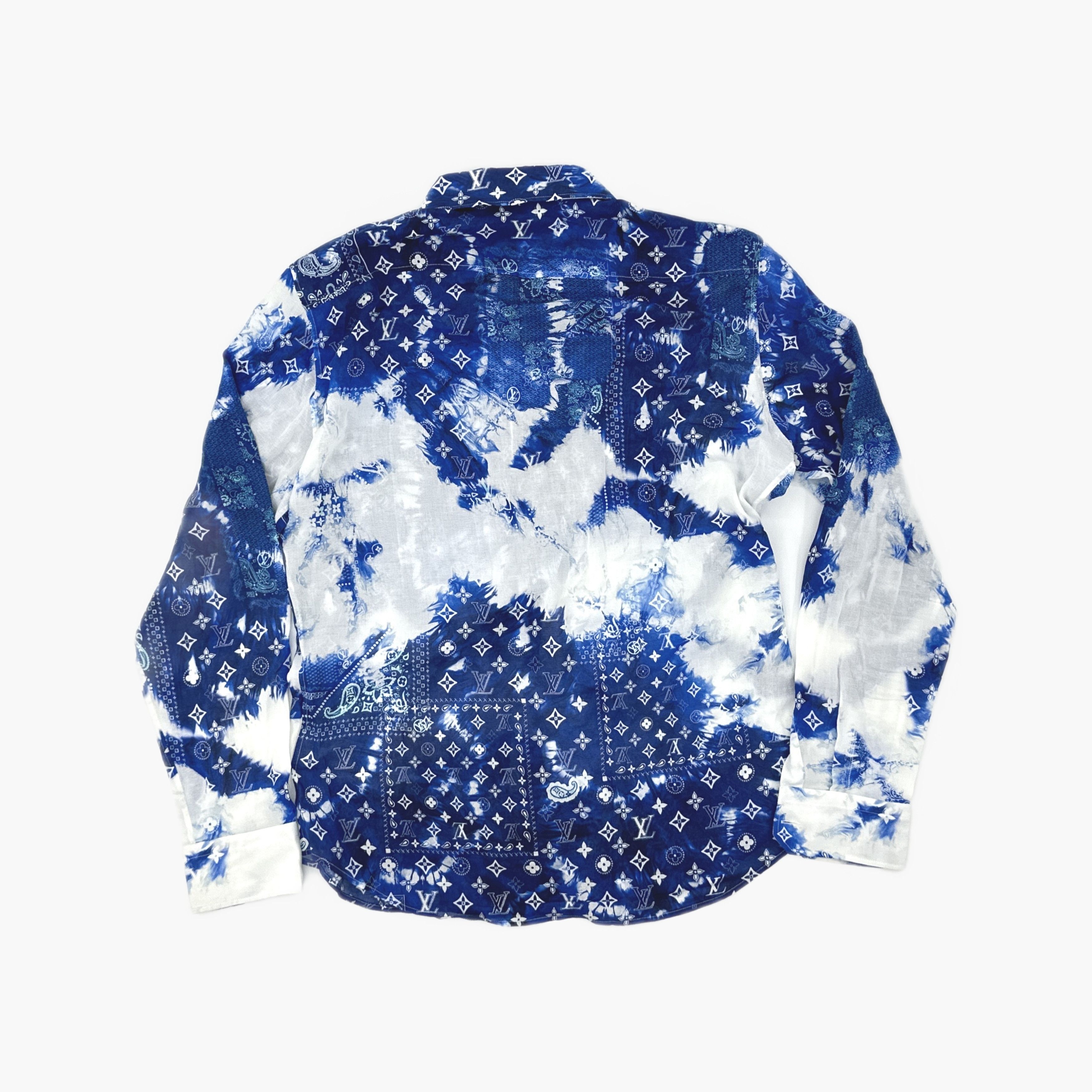 Louis Vuitton Louis Vuitton Monogram Tie-Dye Shirt Size L Size US L / EU 52-54 / 3 - 2 Thumbnail