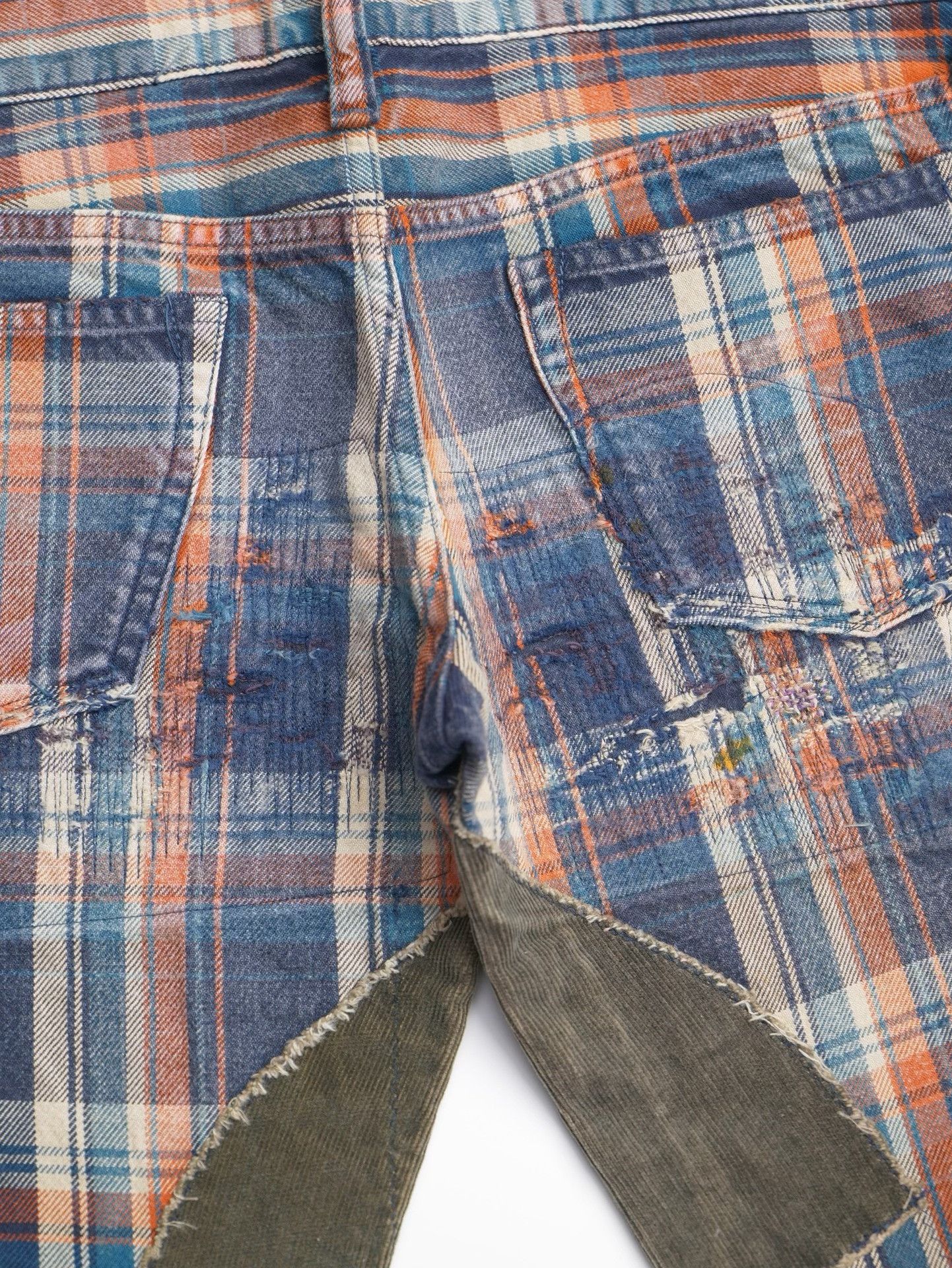 Kapital Kountry KAPITAL KOUNTRY Jeweled Plaid Denim Jeans Size 30 Size US 30 / EU 46 - 7 Thumbnail