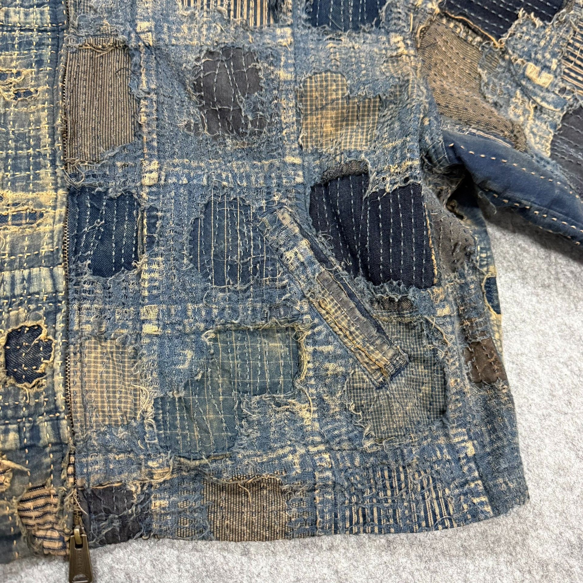Kapital Kapital Boro Sashiko Spring Jacket Size L Size US L / EU 52-54 / 3 - 6 Thumbnail