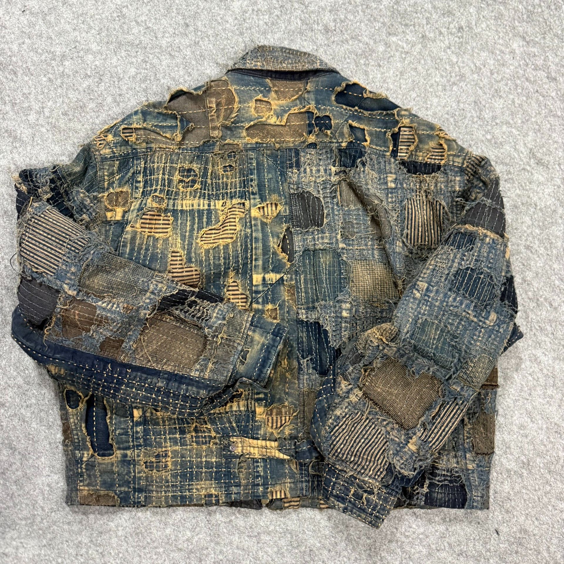 Kapital Kapital Boro Sashiko Spring Jacket Size L Size US L / EU 52-54 / 3 - 4 Thumbnail