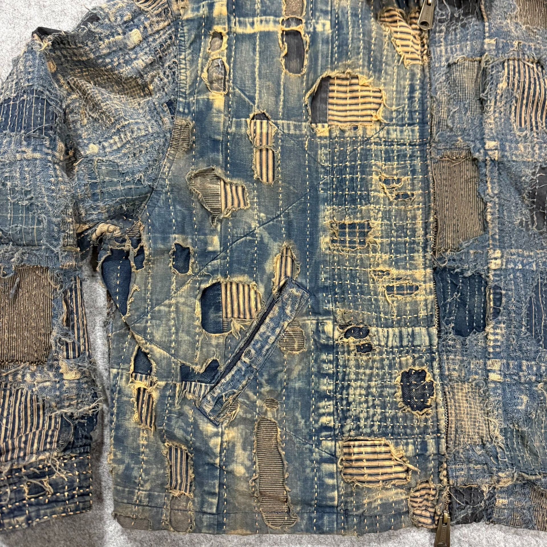 Kapital Kapital Boro Sashiko Spring Jacket Size L Size US L / EU 52-54 / 3 - 7 Thumbnail