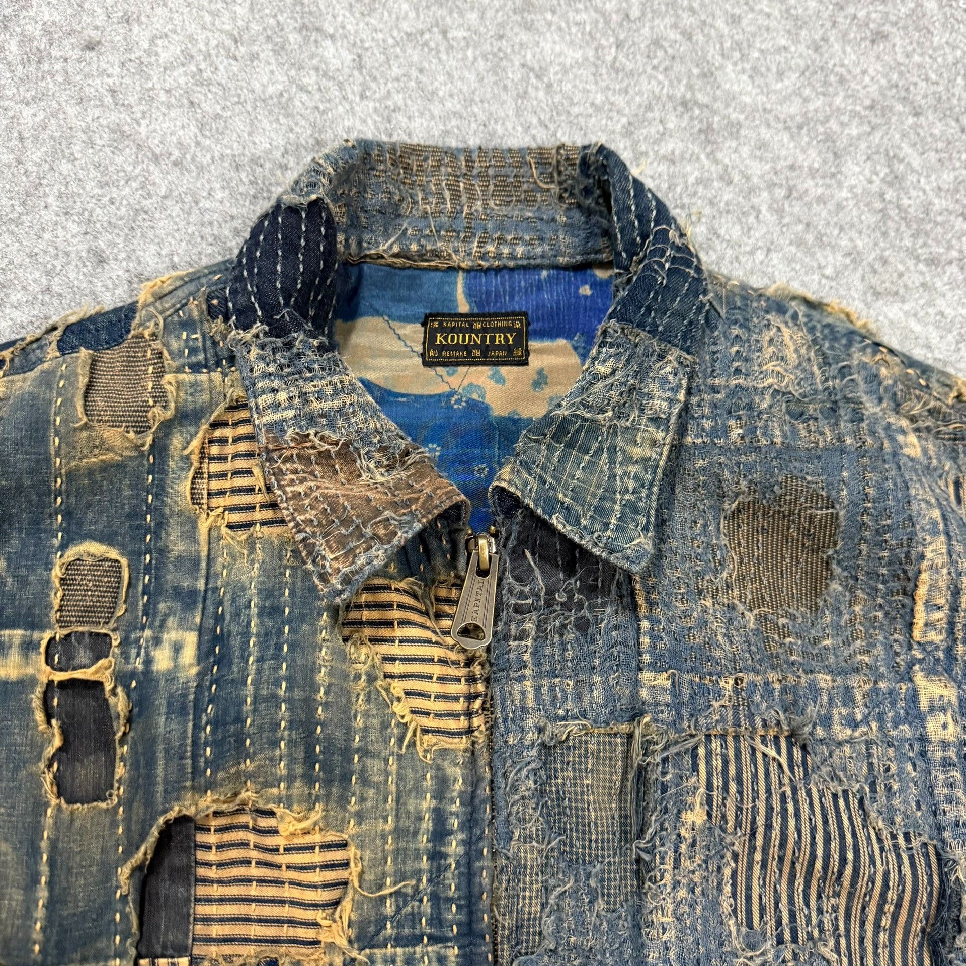 Kapital Kapital Boro Sashiko Spring Jacket Size L Size US L / EU 52-54 / 3 - 5 Thumbnail