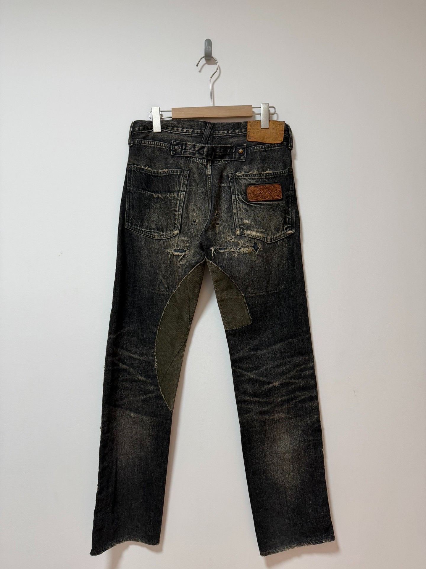Kapital KAPITAL Distressed Gem Patchwork Jeans Size 30 Size US 30 / EU 46 - 3 Thumbnail