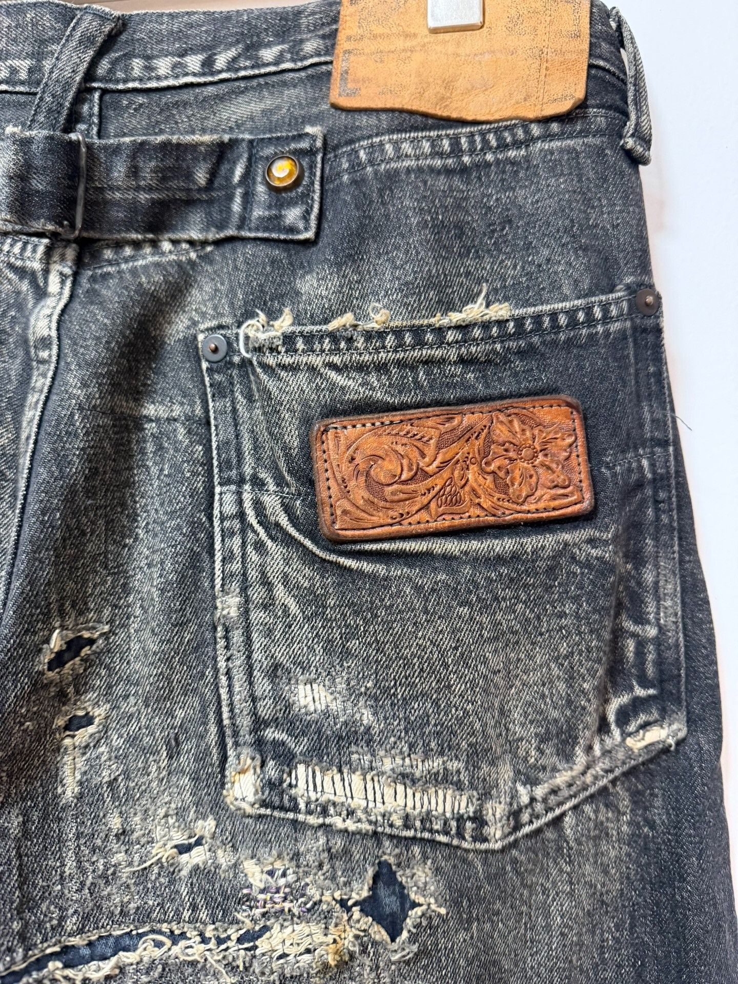 Kapital KAPITAL Distressed Gem Patchwork Jeans Size 30 Size US 30 / EU 46 - 8 Thumbnail
