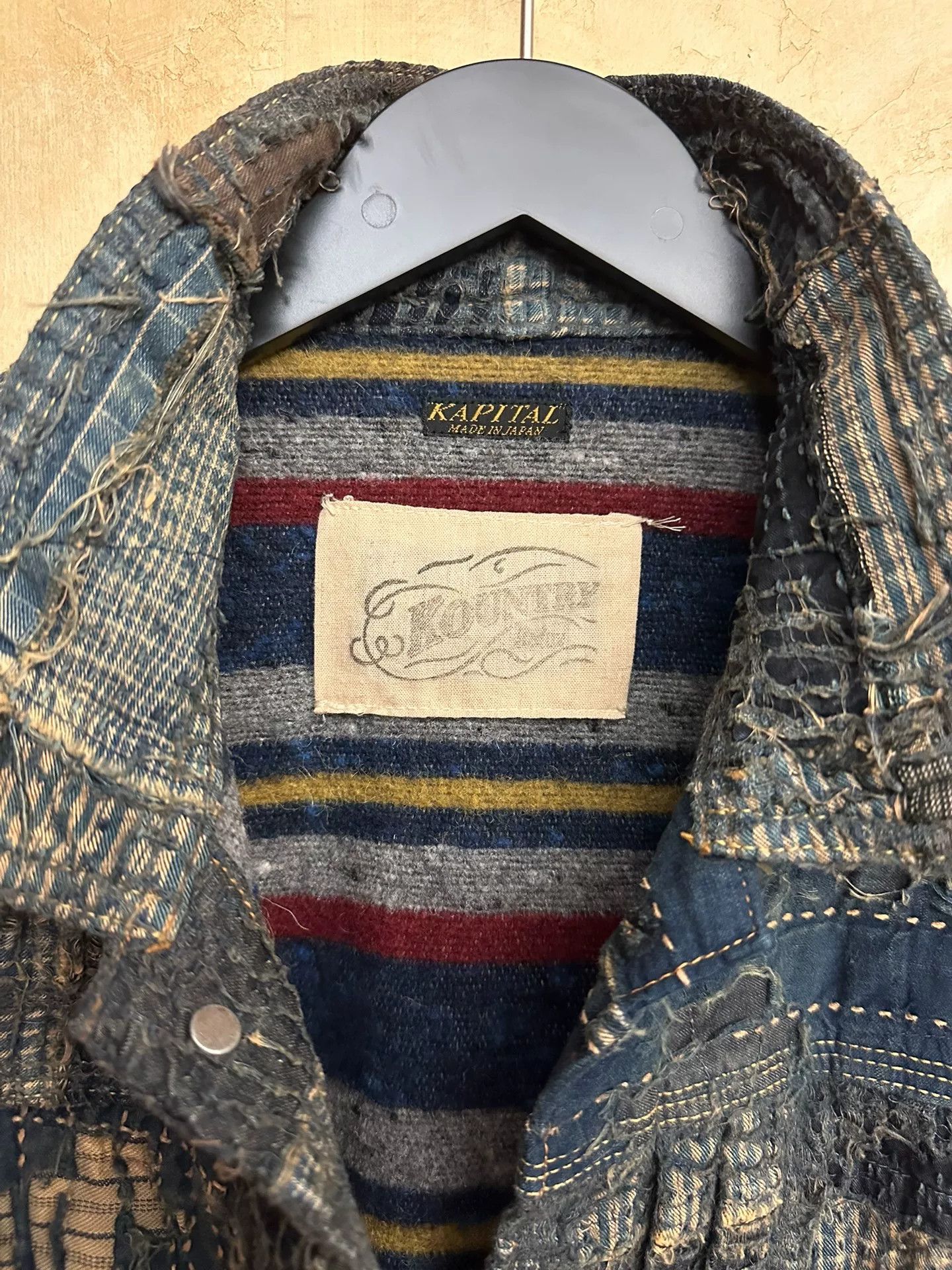 Kapital Kapital Kountry Boro Patchwork Jacket Size XL Size US XL / EU 56 / 4 - 4 Thumbnail