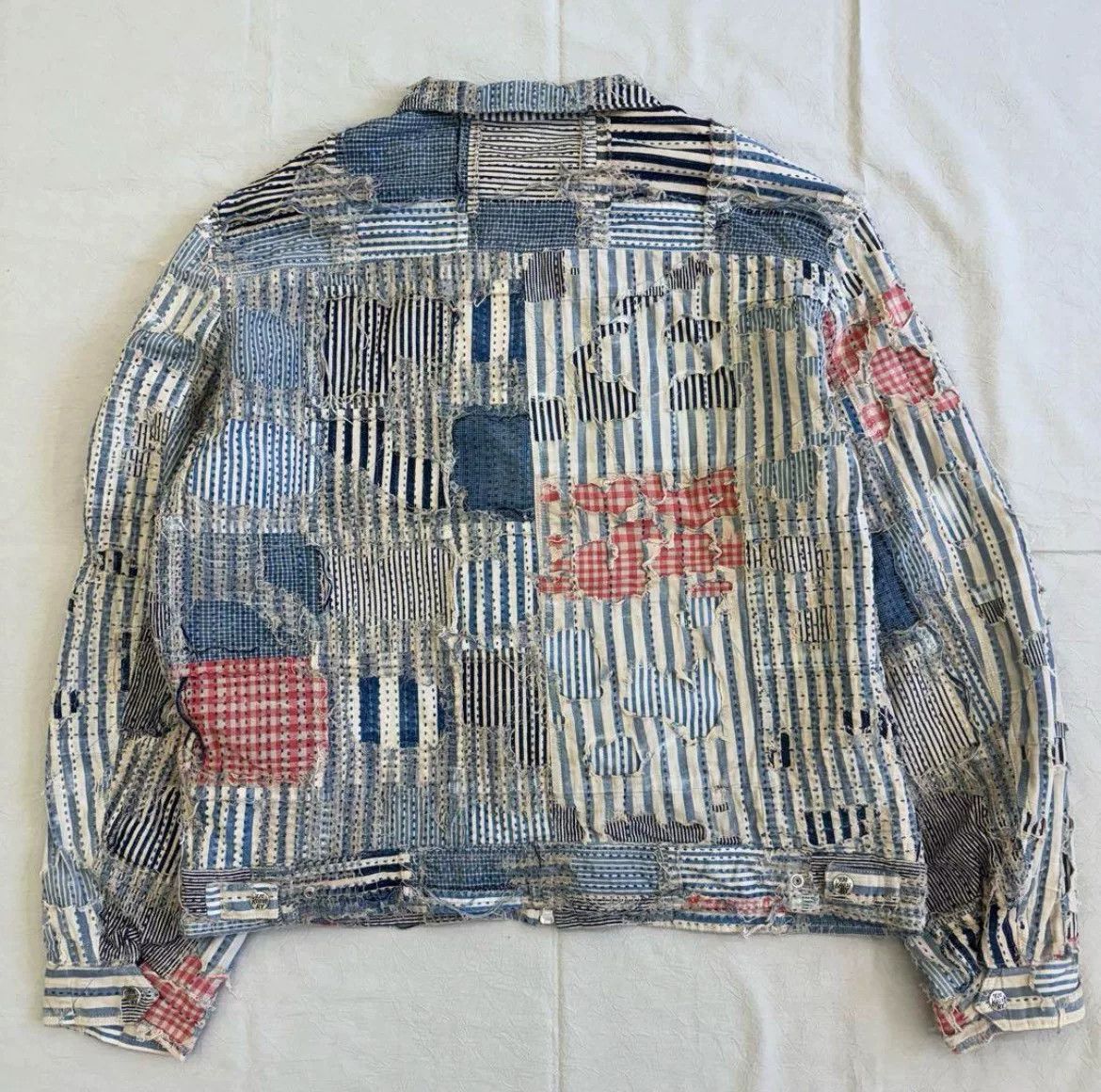 Kapital KAPITAL Liberty Boro Patchwork Jacket Size XL Size US XL / EU 56 / 4 - 4 Thumbnail