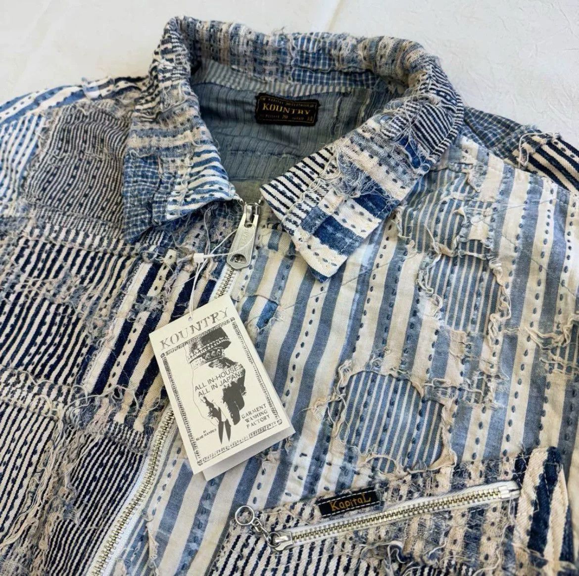 Kapital KAPITAL Liberty Boro Patchwork Jacket Size XL Size US XL / EU 56 / 4 - 3 Thumbnail