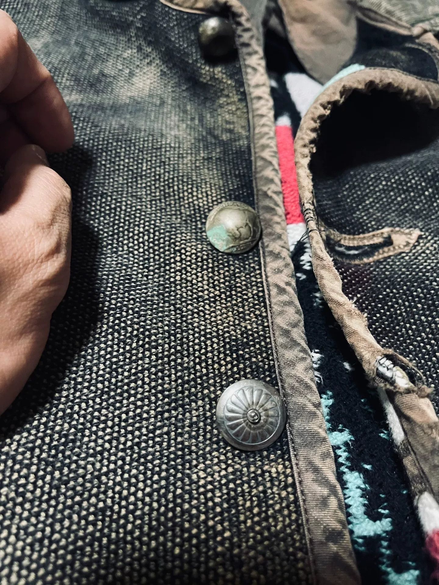 Kapital Kapital Navajo Pattern Sashiko Jacket Size L Size US L / EU 52-54 / 3 - 5 Thumbnail