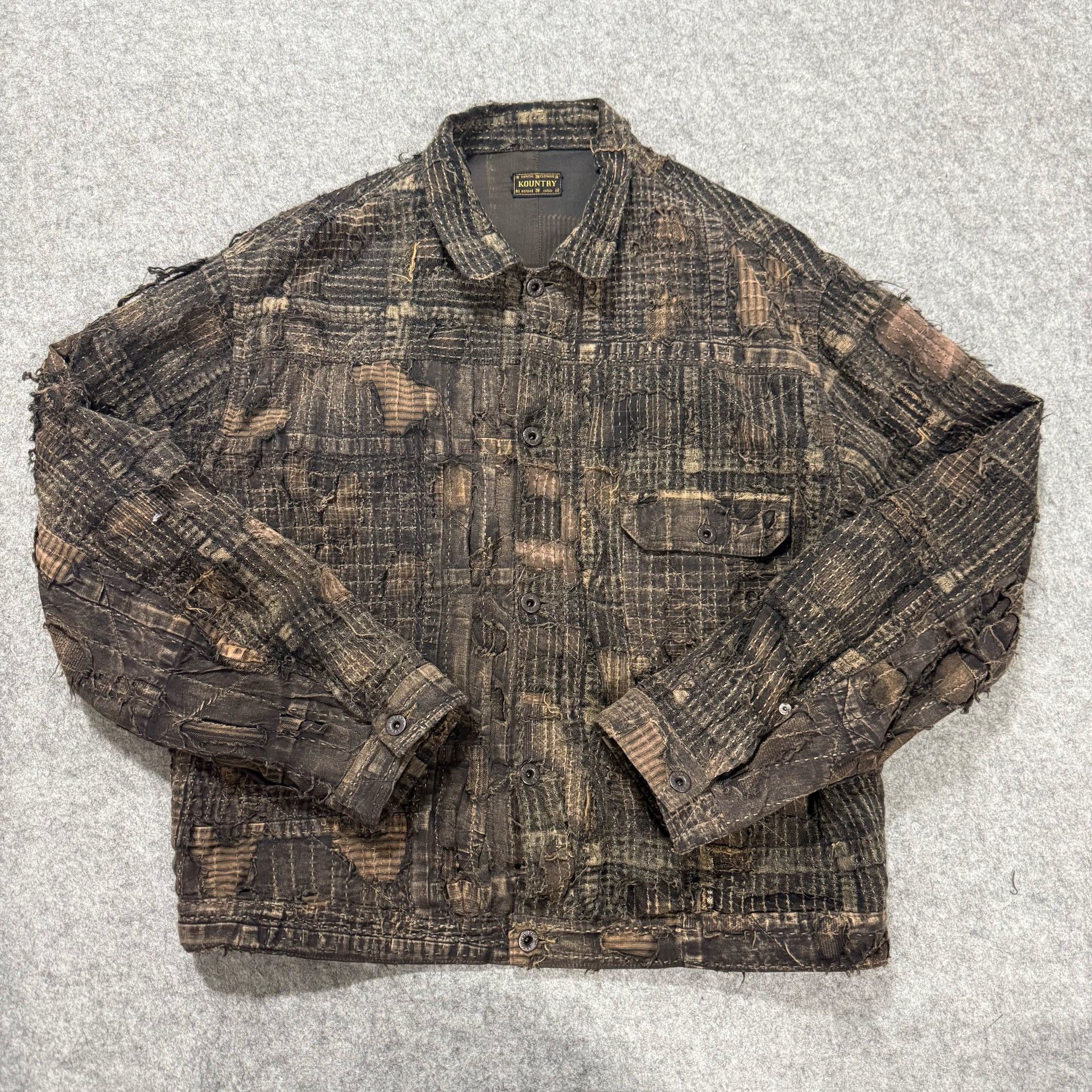 Kapital Kapital Boro Remake Denim Jacket Size 5 Size US XXL / EU 58 / 5 - 2 Thumbnail