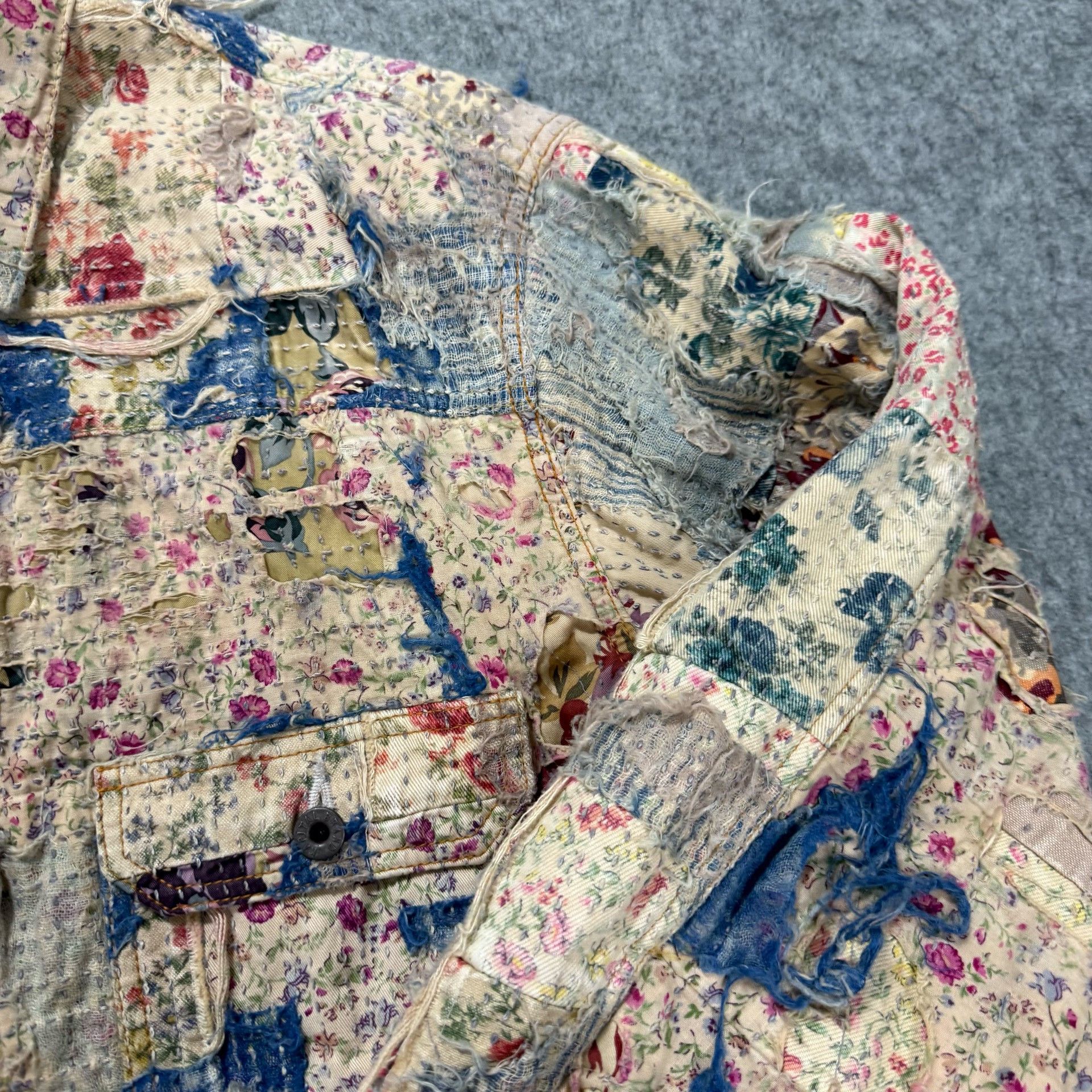 Kapital KAPITAL Kountry Boro Patchwork Jacket Size 5 Size US XXL / EU 58 / 5 - 4 Thumbnail