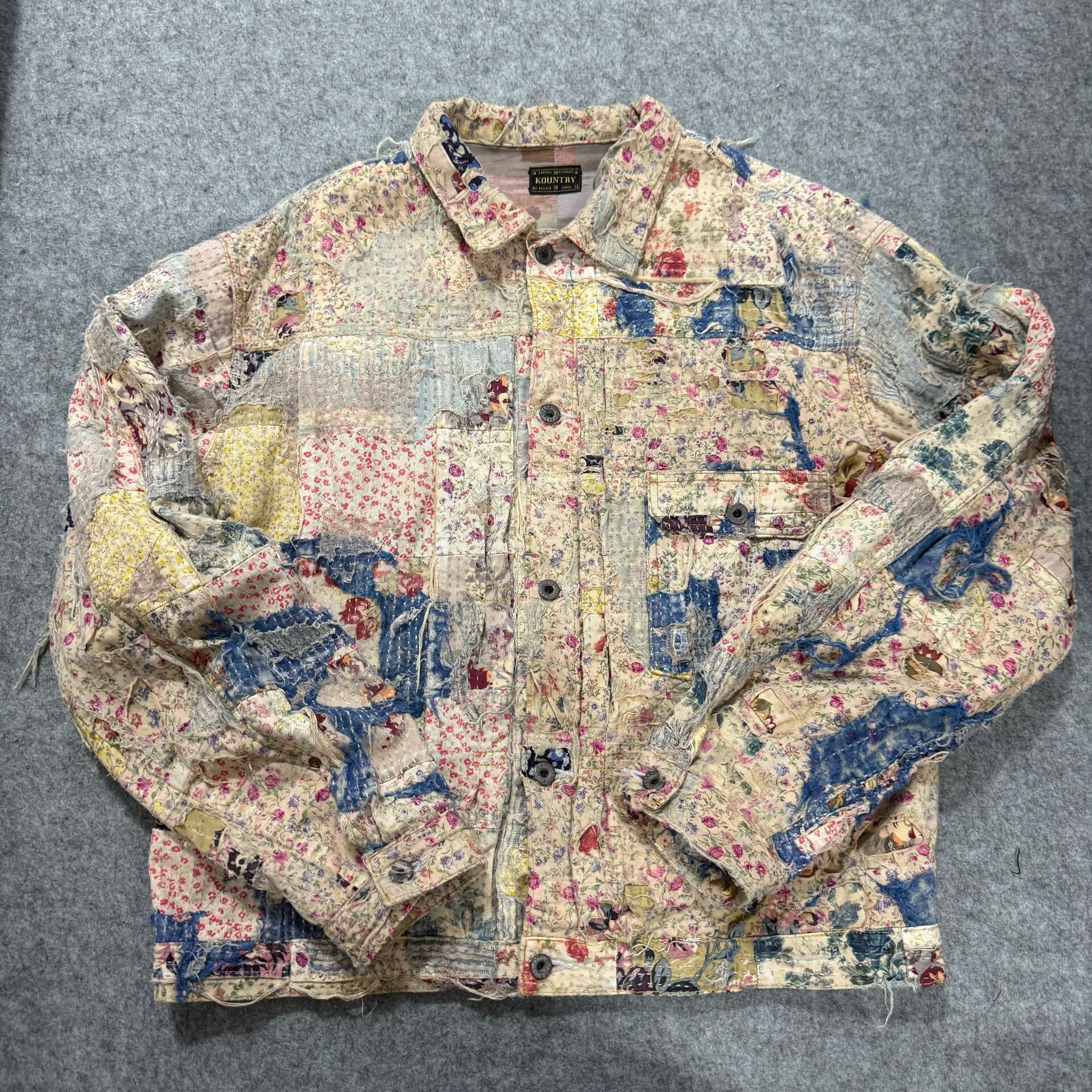 Kapital KAPITAL Kountry Boro Patchwork Jacket Size 5 Size US XXL / EU 58 / 5 - 2 Thumbnail