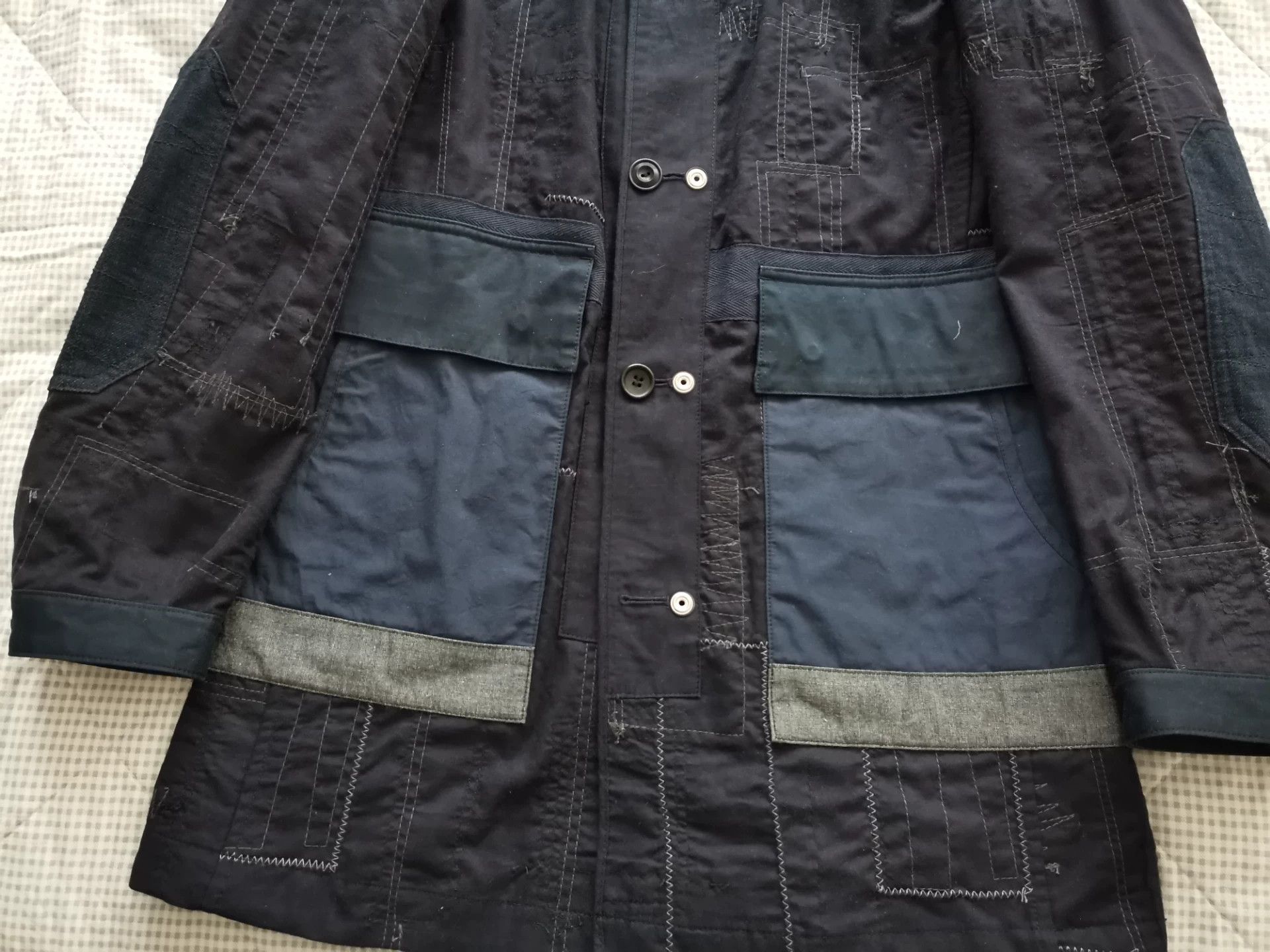Junya Watanabe Junya Watanabe 15SS Reversible Patchwork Coat Size M Size US M / EU 48-50 / 2 - 6 Thumbnail