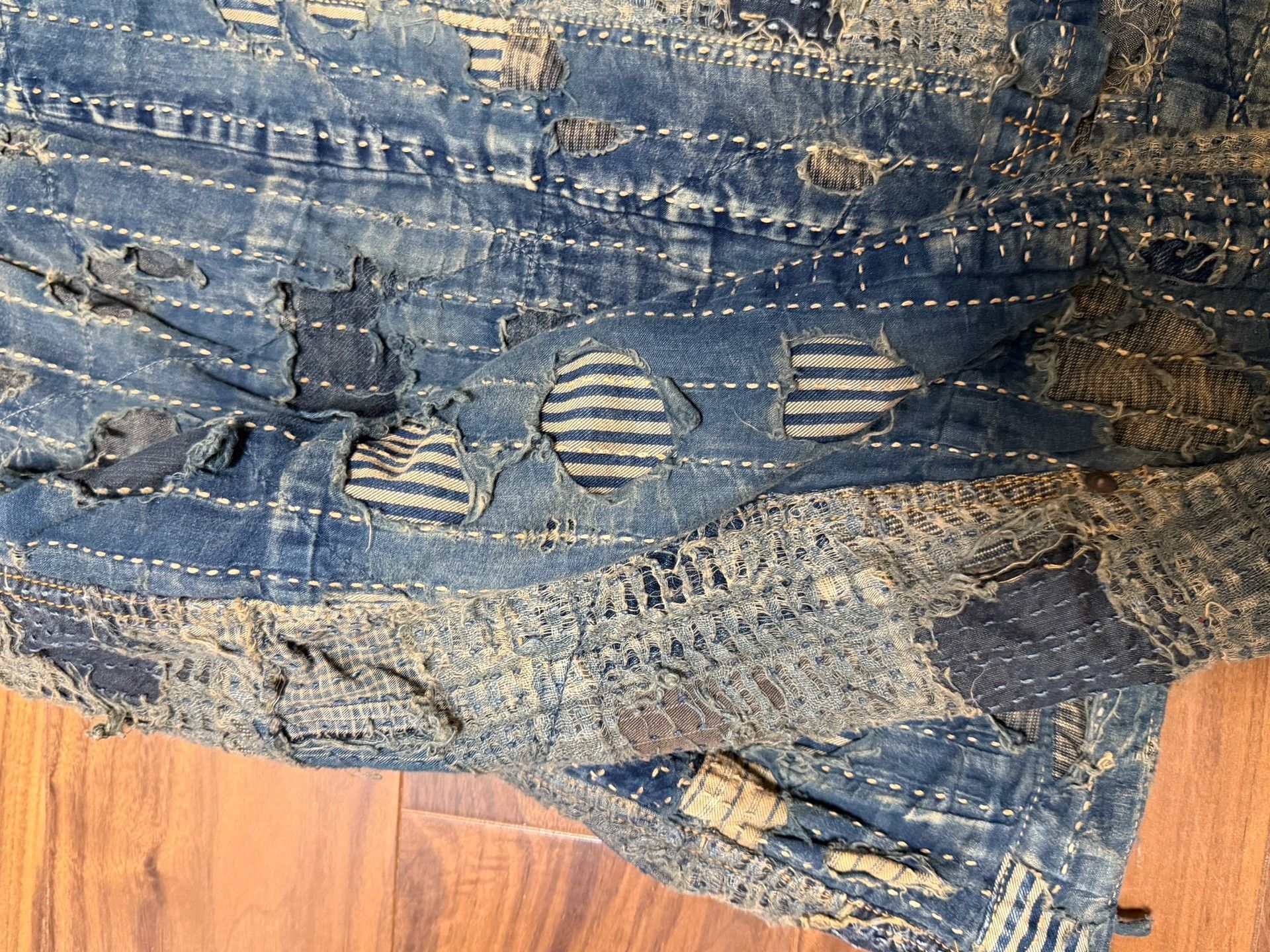 Kapital Kapital Kountry Boro Patchwork Denim Jacket XXL Size US XXL / EU 58 / 5 - 5 Thumbnail